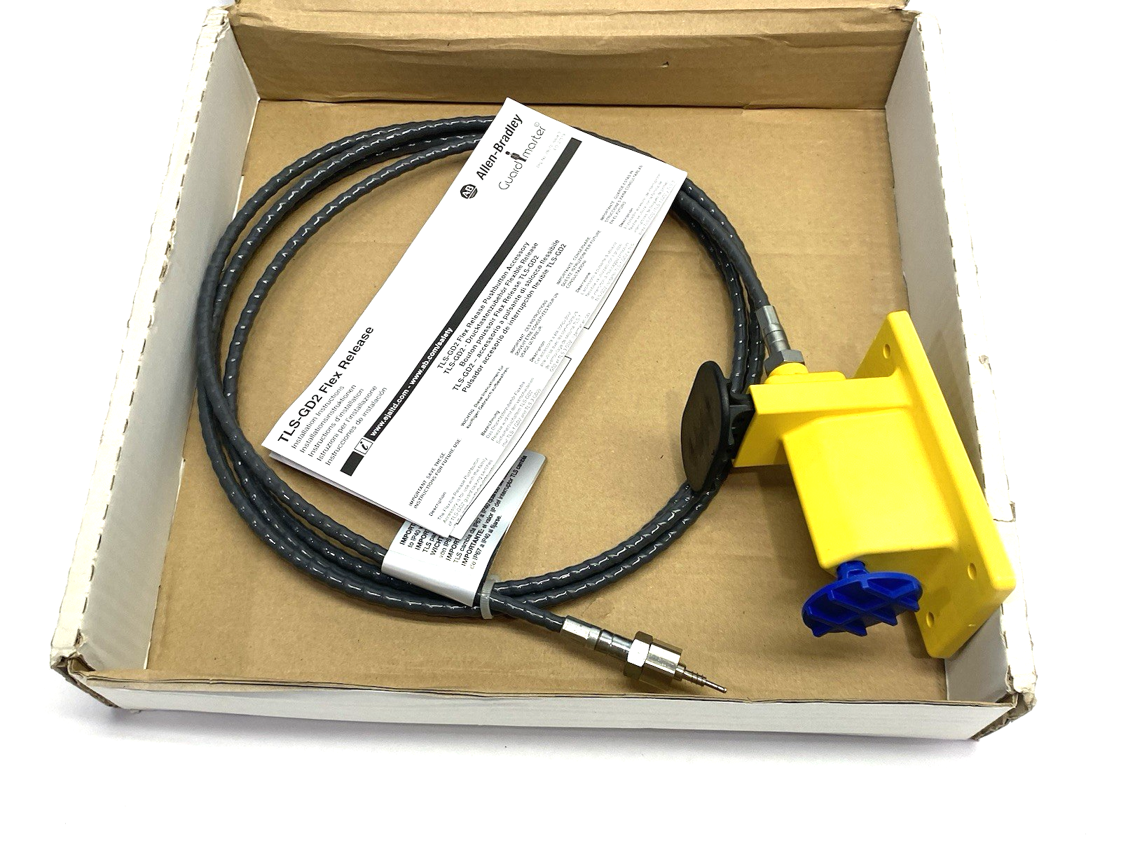 440G-A27357 | Allen Bradley Ser. A Guardmaster TLS-GD2 Flexible Release Cable 3m - New – Open box - Maverick Industrial Sales