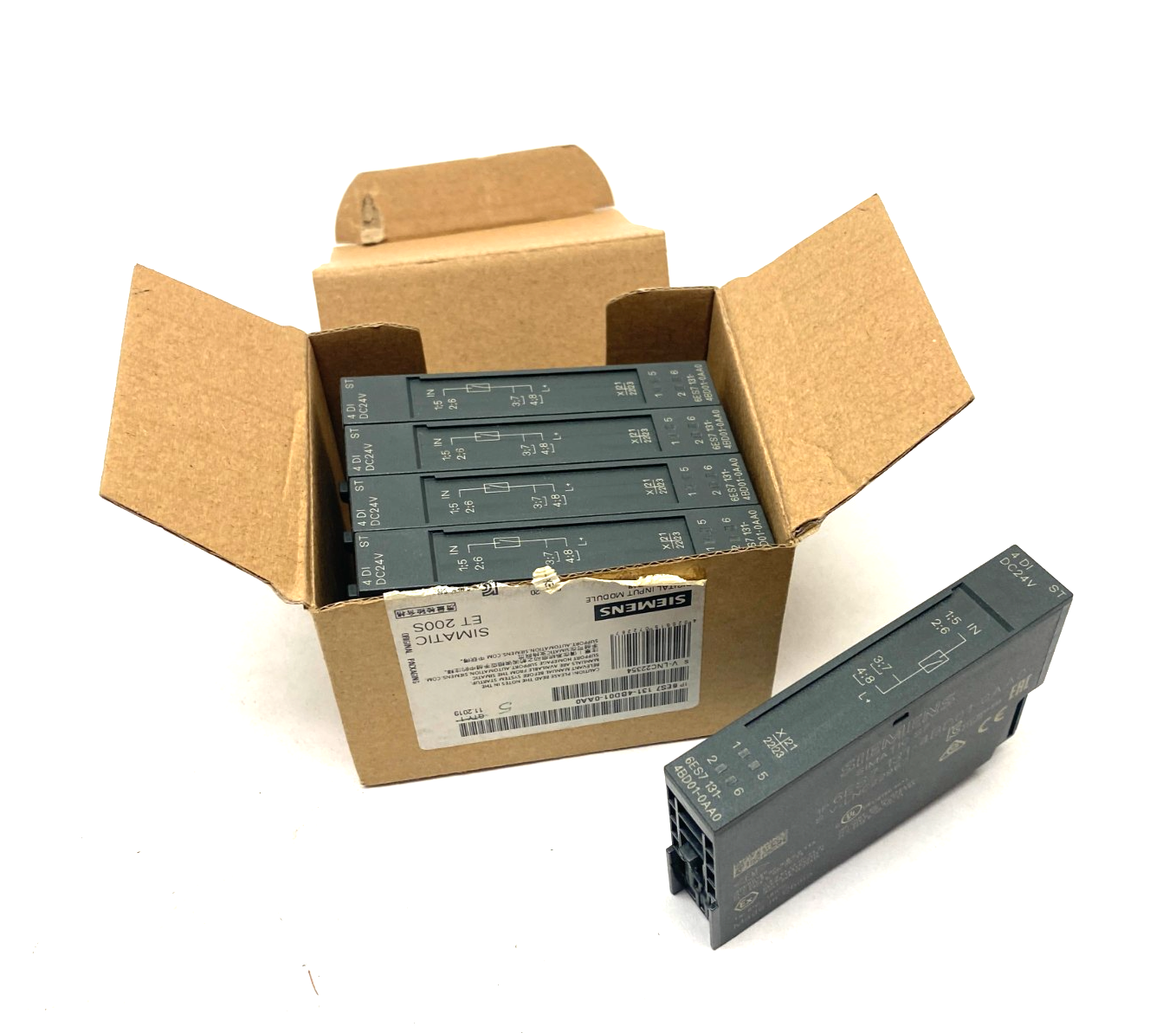 Siemens 6ES7 131-4BD01-0AA0 SIMATIC ET 200S Digital Input Module DC24V BOX OF 5 - Maverick Industrial Sales