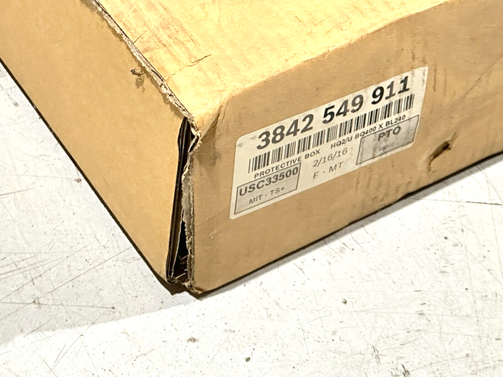 Bosch Rexroth 3842549911 Protective Box HQ2/U BQ400xBL240 - Maverick Industrial Sales
