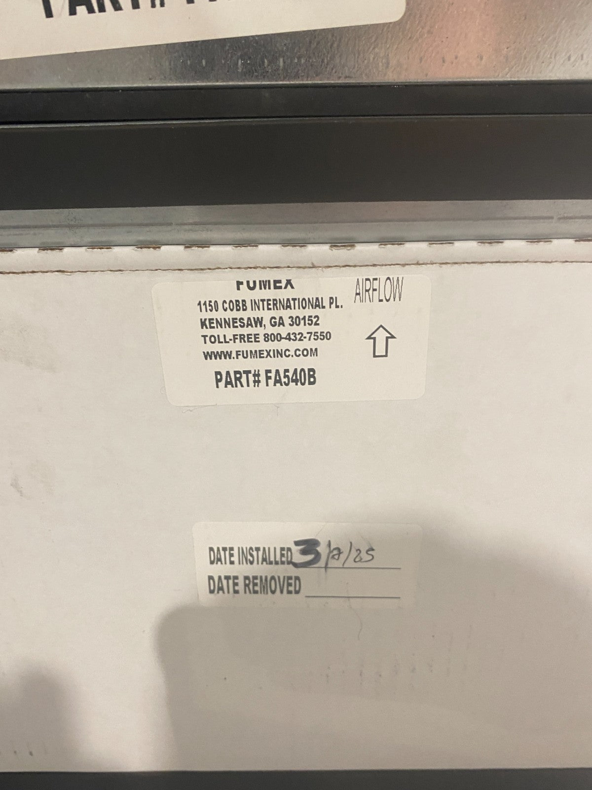 Fumex GS3-500 Air Filtration Fume Extractor Unit USED FILTERS, MISSING ONE WHEEL - Maverick Industrial Sales