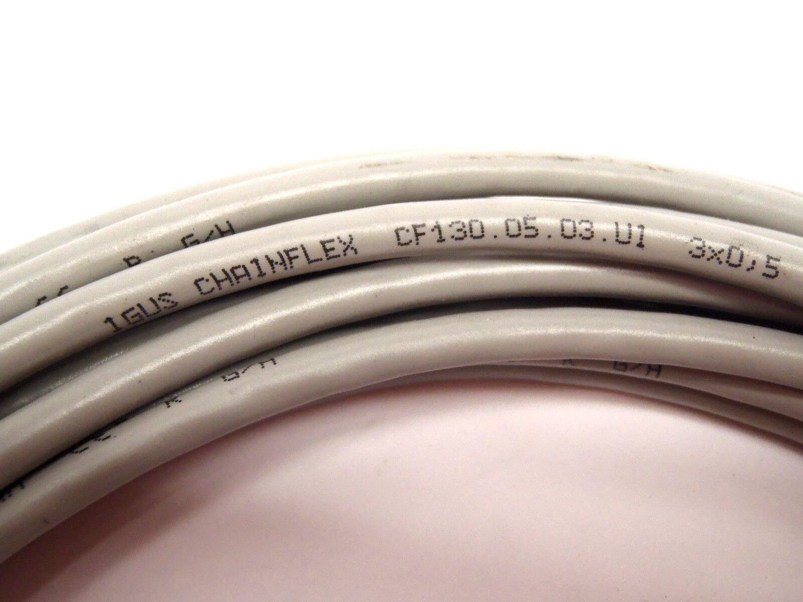 Igus CF130.05.03 Chainflex 3x015 E60193 W/ Canfield Connector 6-48 /9 Pin Female - Maverick Industrial Sales