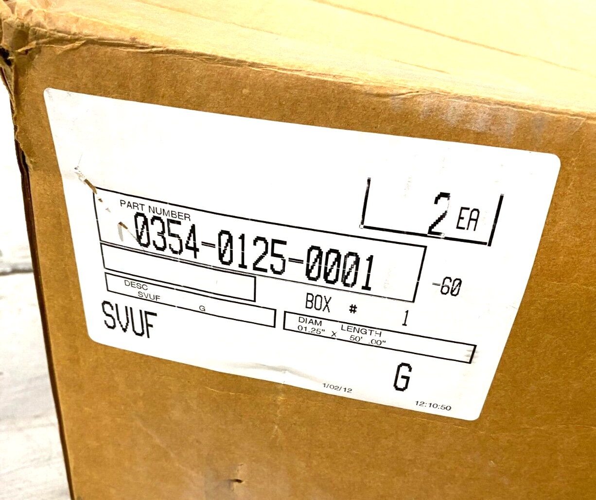 Hi-Tech Duravent 0354-0125-0001 Super Vac-U-Flex Flexible PVC Hose LOT OF 50 FT - Maverick Industrial Sales