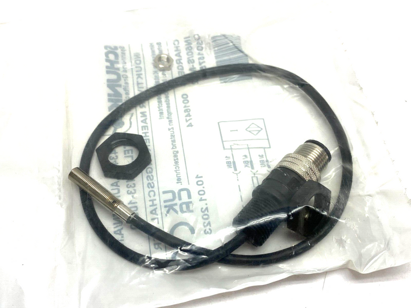 Schunk IN 50/S-M12 Inductive Proximity Switch Cylindrical Sensor 1mm 301575 - Maverick Industrial Sales