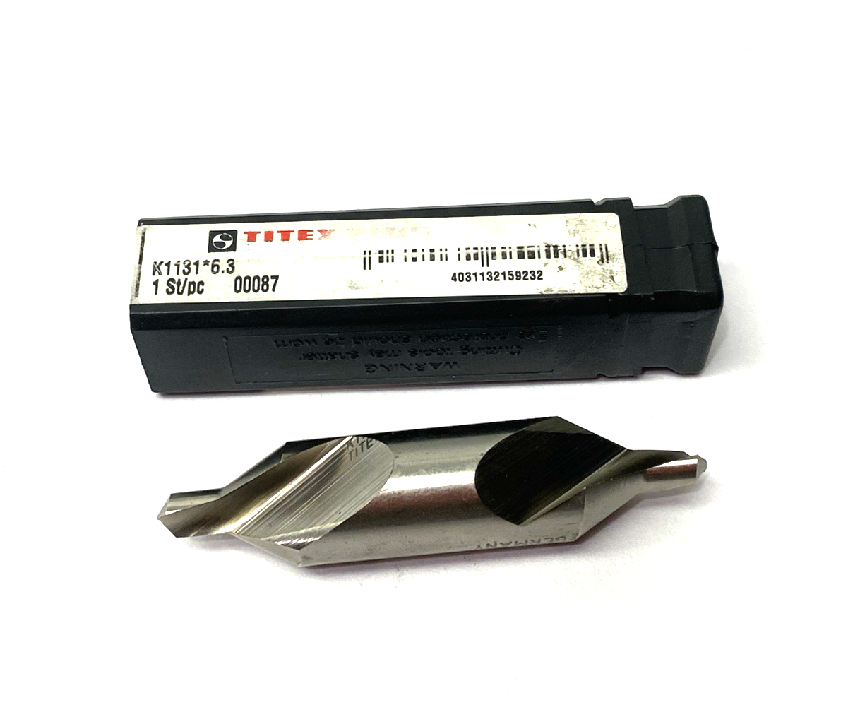 K1131-6.3 | Walter Titex Center Dill, Left Hand, 6.3mm Tip Dia. 60° - New – Open box - Maverick Industrial Sales
