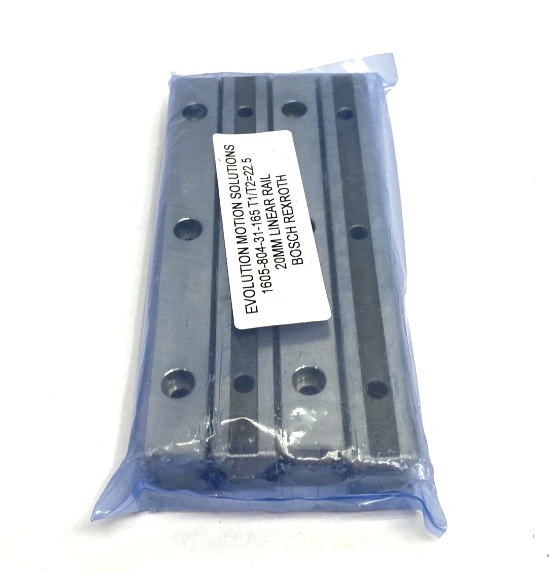 R160580431 | Bosch Rexroth Guide Rail Section 165mm KSA-020-SNS-N-MA-AK PKG OF 4 - New - Maverick Industrial Sales