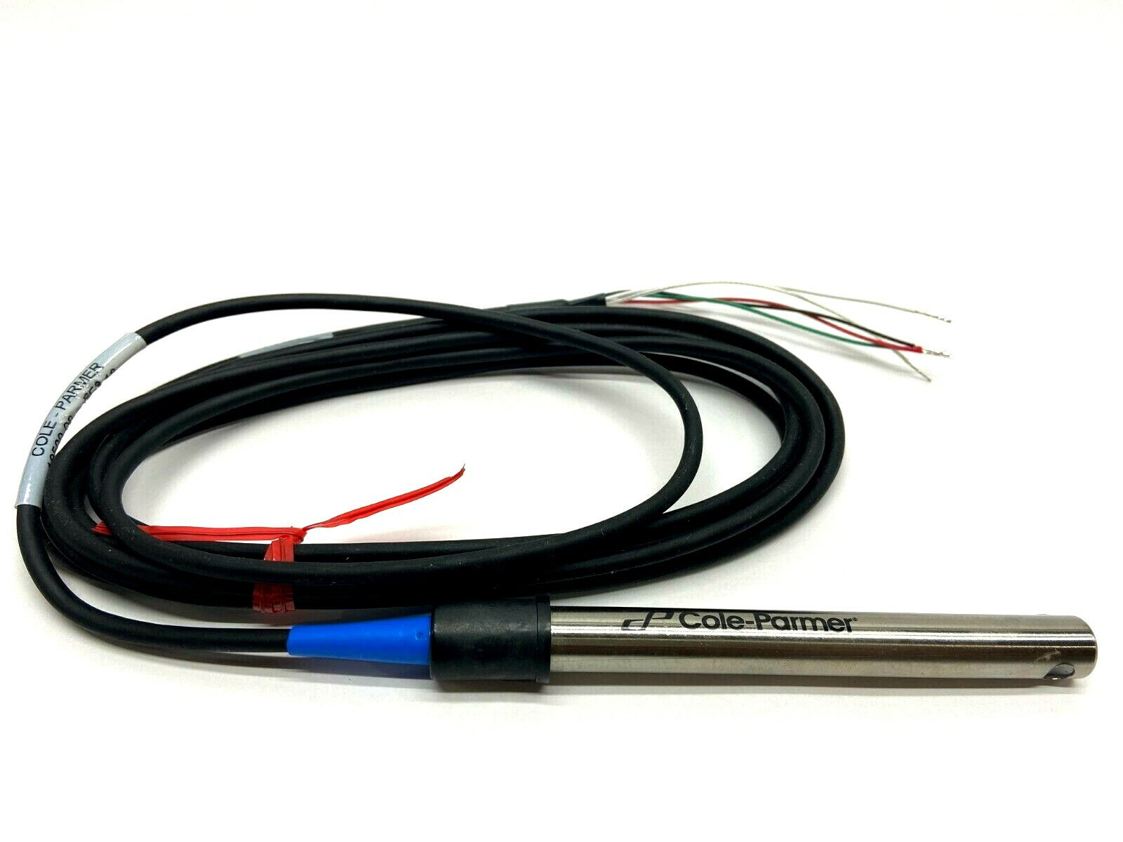 Cole Parmer 19500-08 Conductivity Cell K=1.0 SS Swage 100 Ohm Pt RTD ATC - Maverick Industrial Sales