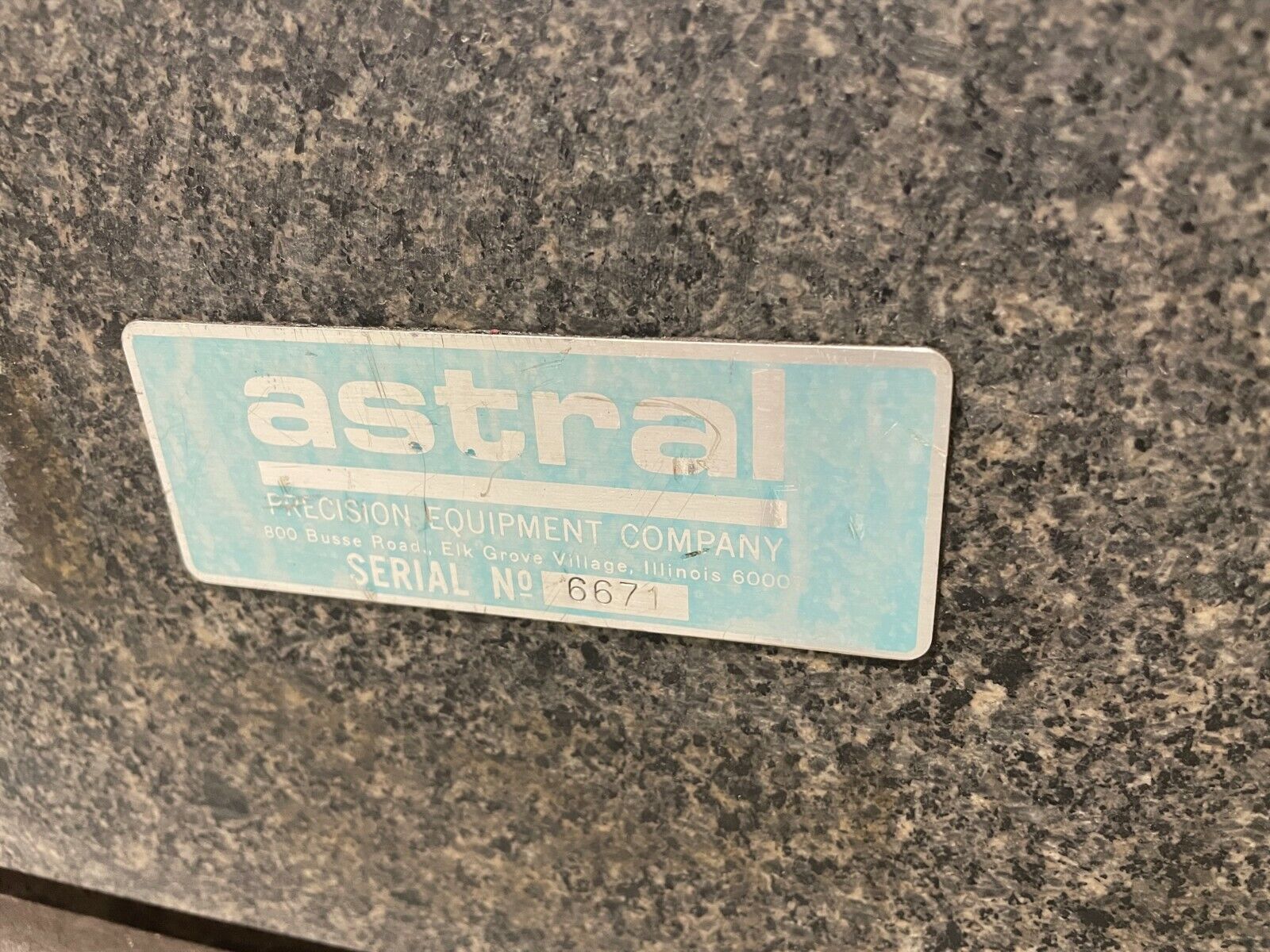 Astral Precision Granite Inspection Table, Surface Plate, 48"x30"x6-1/2" - Maverick Industrial Sales
