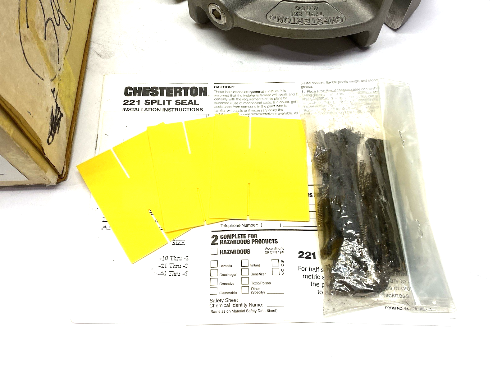 221-32 | Chesterton High Performance Split-Seal CB/CR 4.00 Shaft Size 043042 - New Other - Maverick Industrial Sales