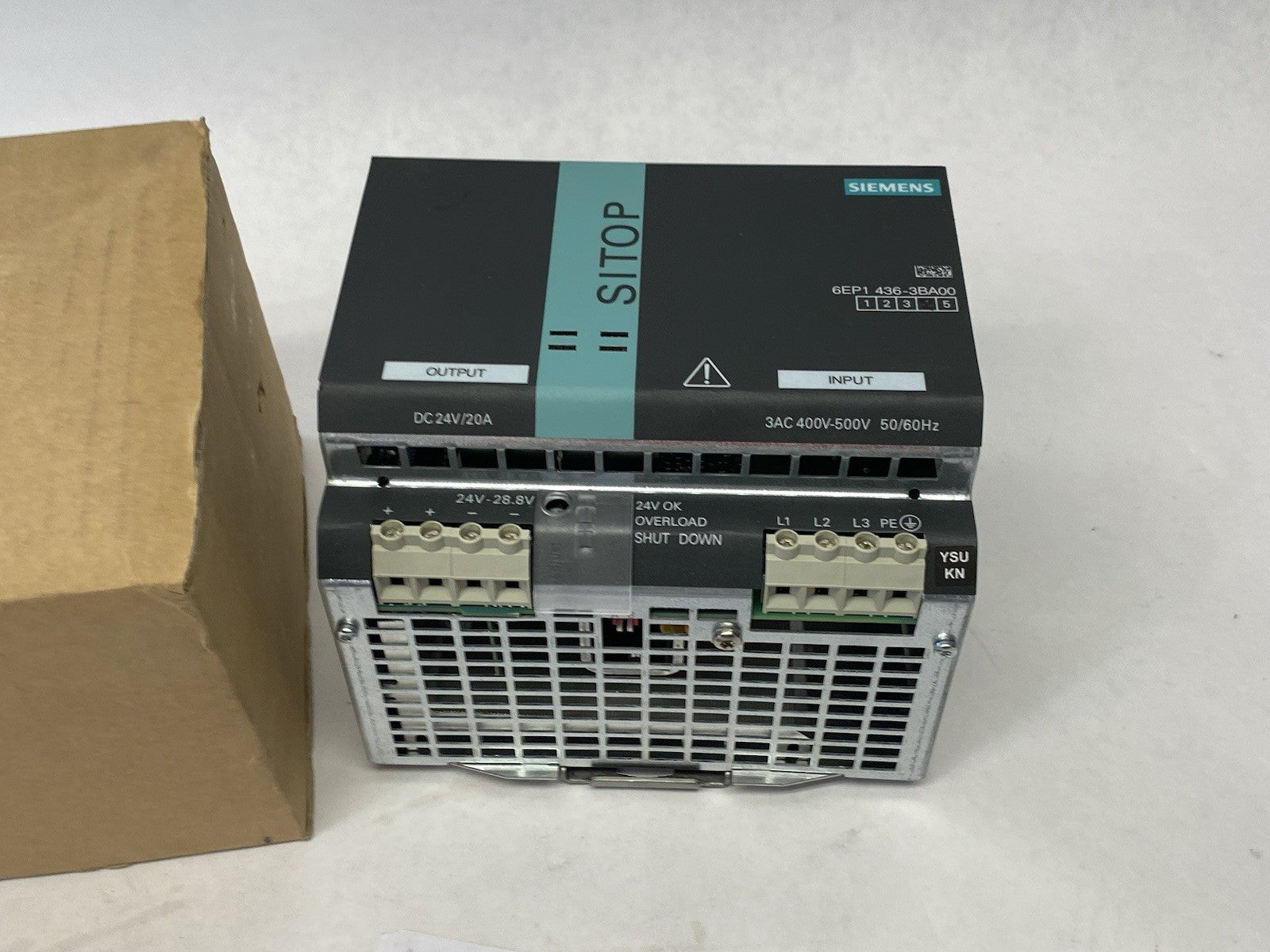 Siemens 6EP1436-3BA00 SITOP modular 20 A, Stabilized Power Supply - Maverick Industrial Sales