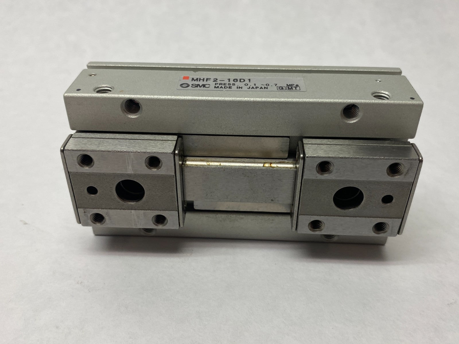 SMC MHF2-16D1 Low-Profile Pneumatic Gripper, 2-Finger, 16mm Stroke Per Jaw - Maverick Industrial Sales