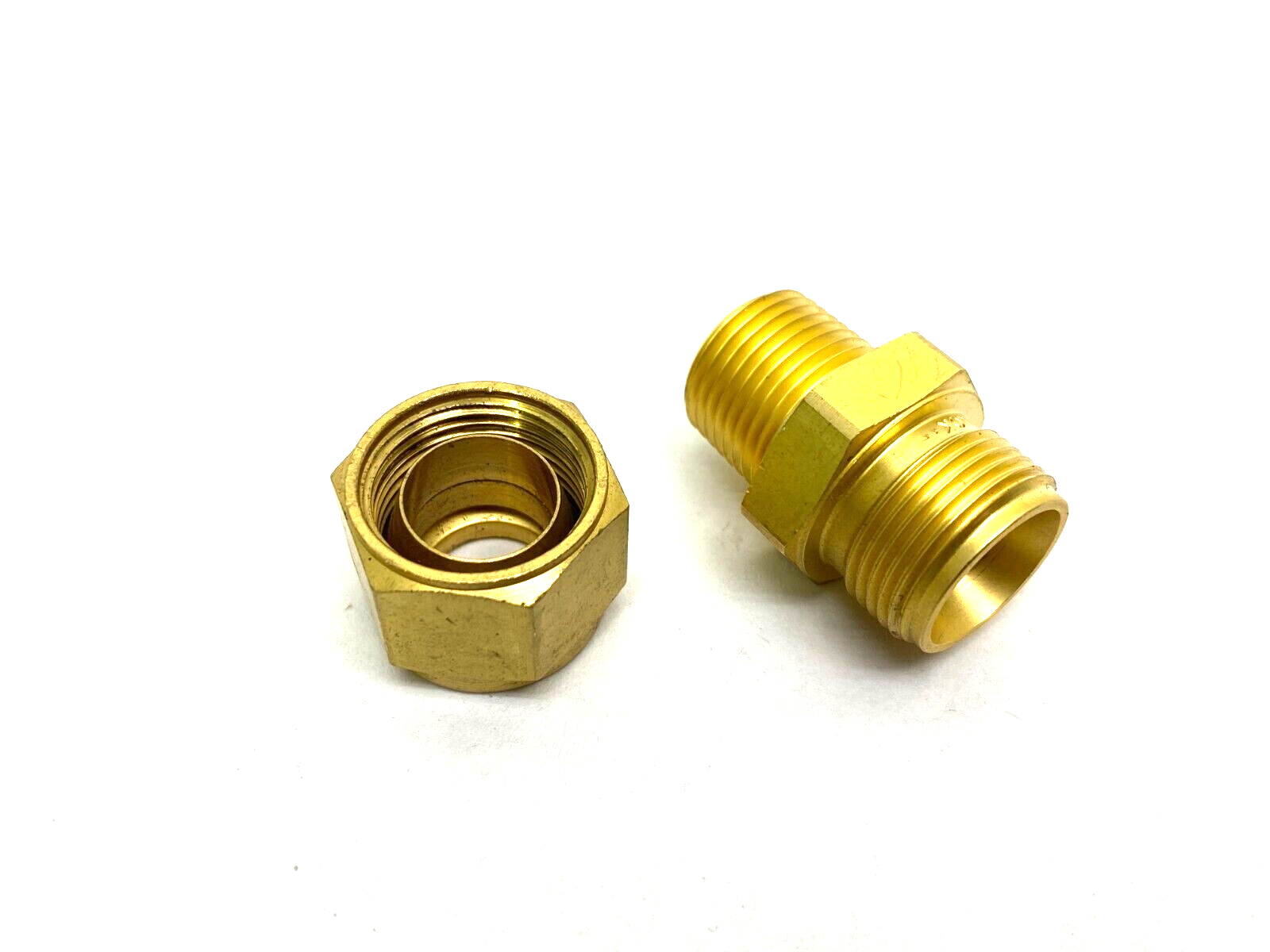 Swagelok B-810-1-6 Brass Compression Tube Fitting 1/2" Tube OD 3/8" MNPT - Maverick Industrial Sales
