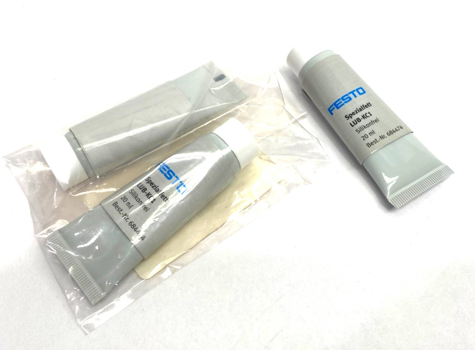 Festo LUB-KC1 Lubricant Grease 20ml Tube 684474 LOT OF 3 - Maverick Industrial Sales