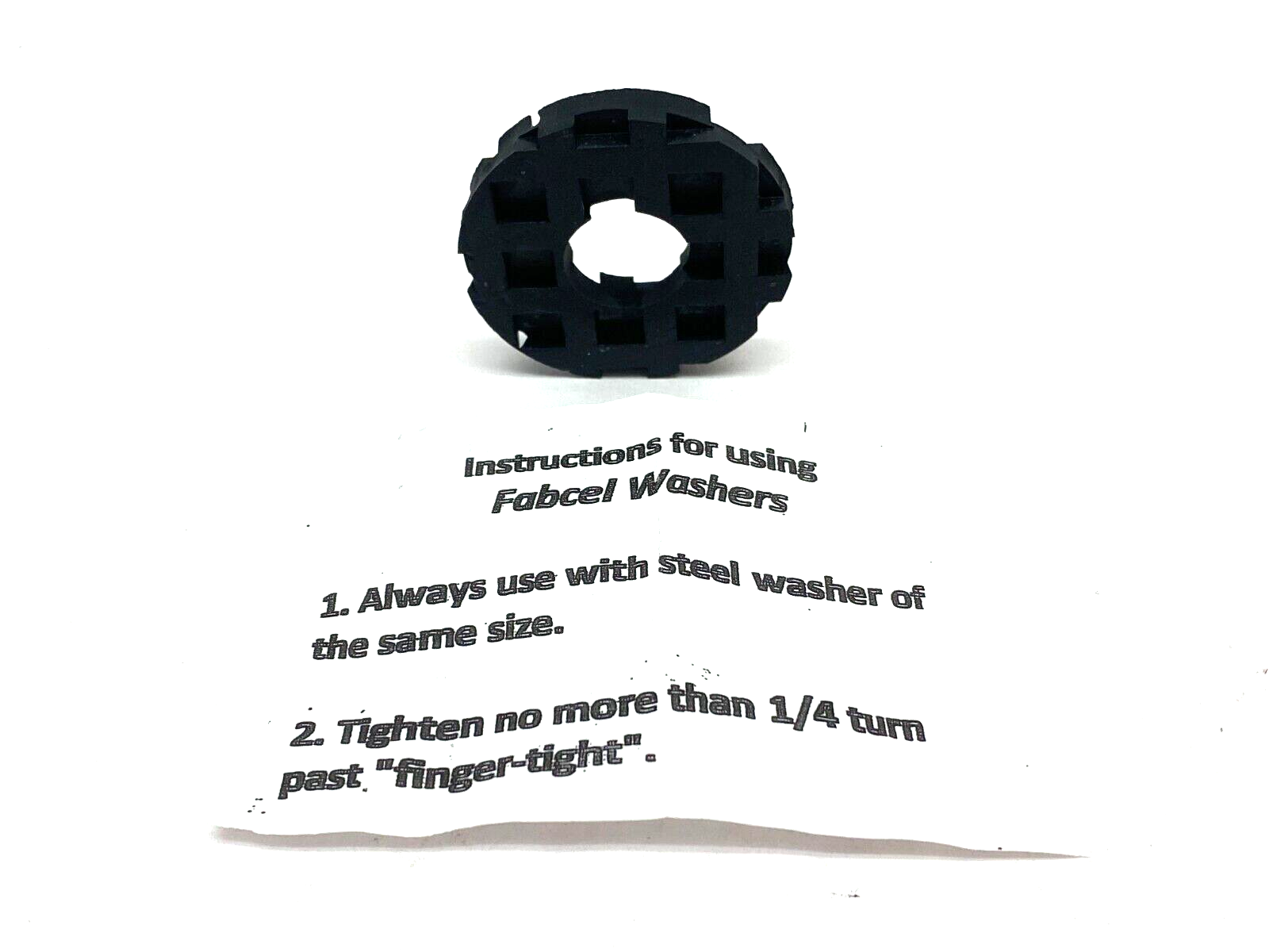 Fabreeka Type 100 Fabcel Damping Cushion Washer 2" OD x 3/4" ID - Maverick Industrial Sales