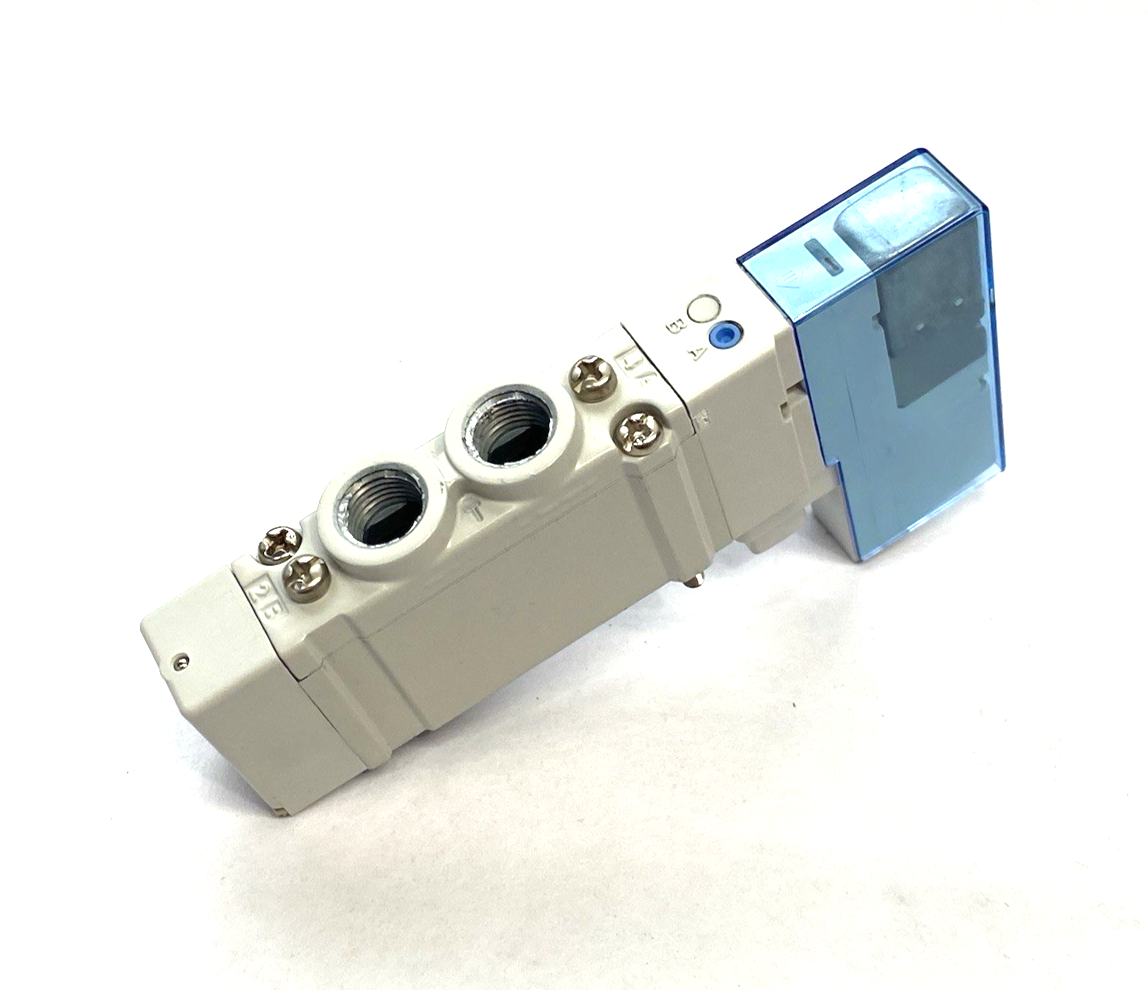 SY513-5U1-01T | SMC SY5130-5U1-01T Solenoid Valve 4/5-Port 0.15~0.7MPa - Used - Maverick Industrial Sales