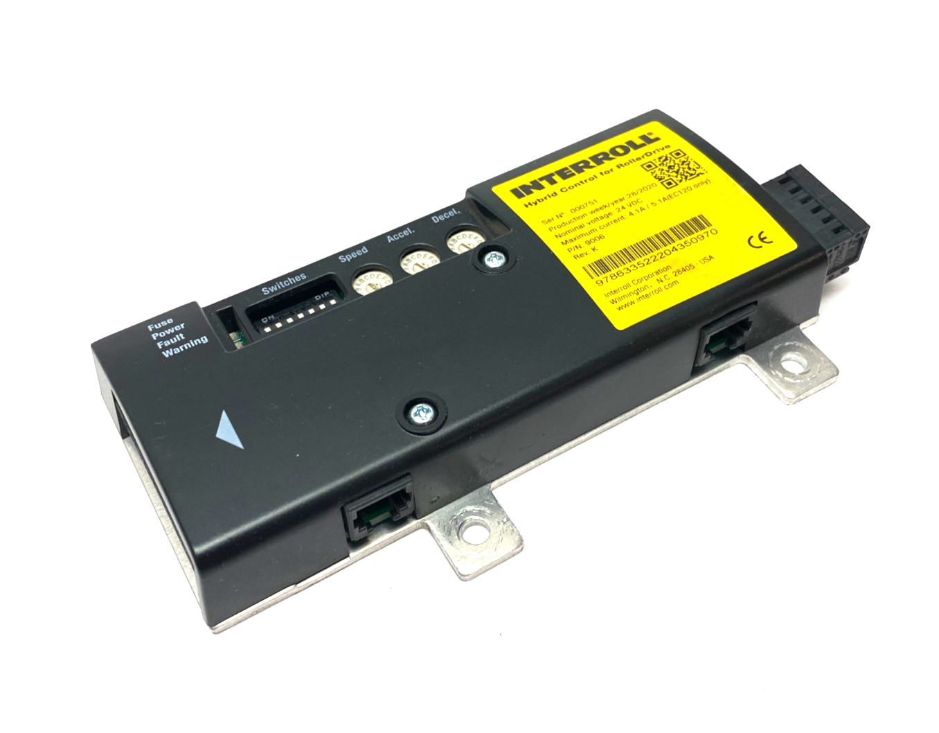 Interroll 9006 Rev. K Hybrid Controller for RollerDrive 4.1A/5.1A - Maverick Industrial Sales