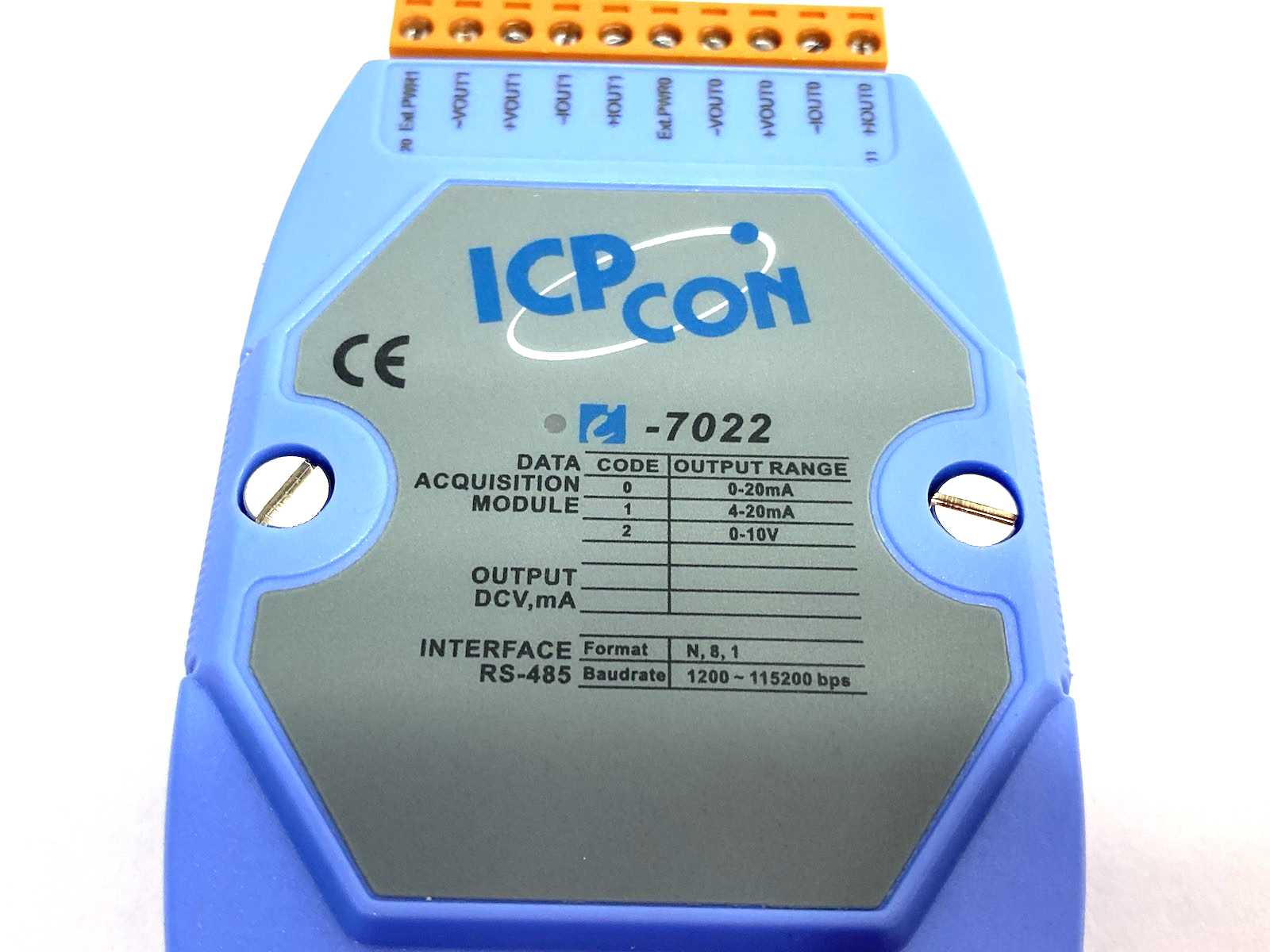 ICP DAS I-7022 2-Channel 12-bit Analog Output Data Acquisition Module - Maverick Industrial Sales