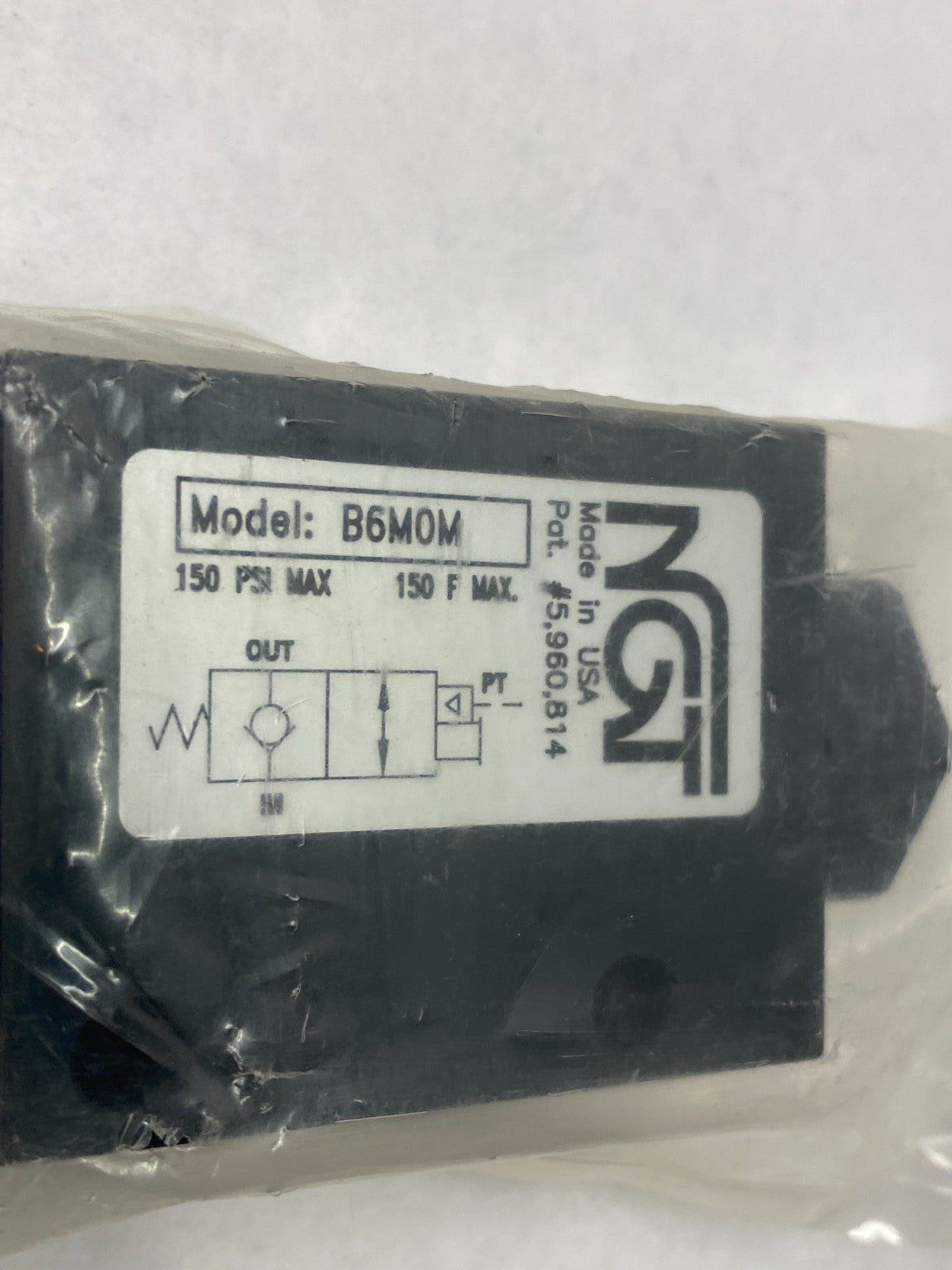 NGT B6M0M Check Valve, Manual Release 150psi Max - Maverick Industrial Sales