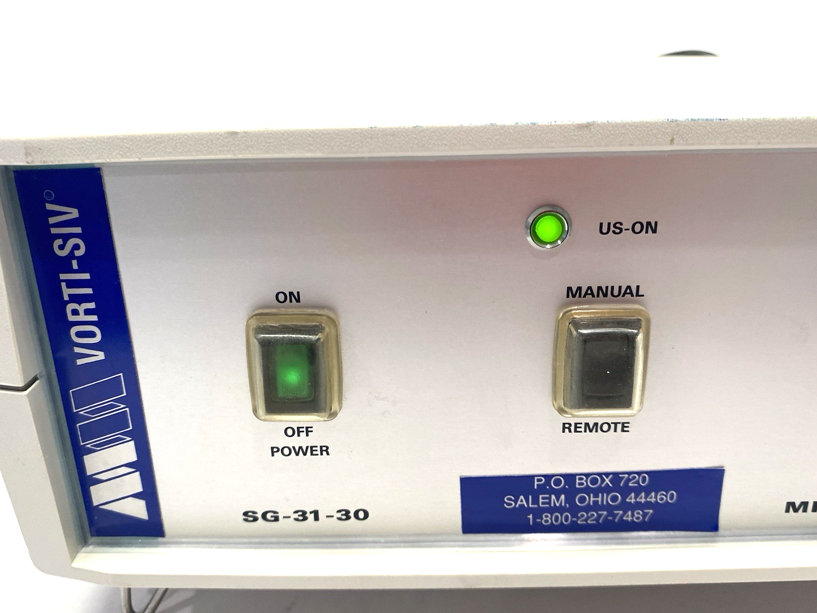 SG-31-30 | Vorti-Siv Ultrasonic Mini-Sieving System Controller - Used - Maverick Industrial Sales