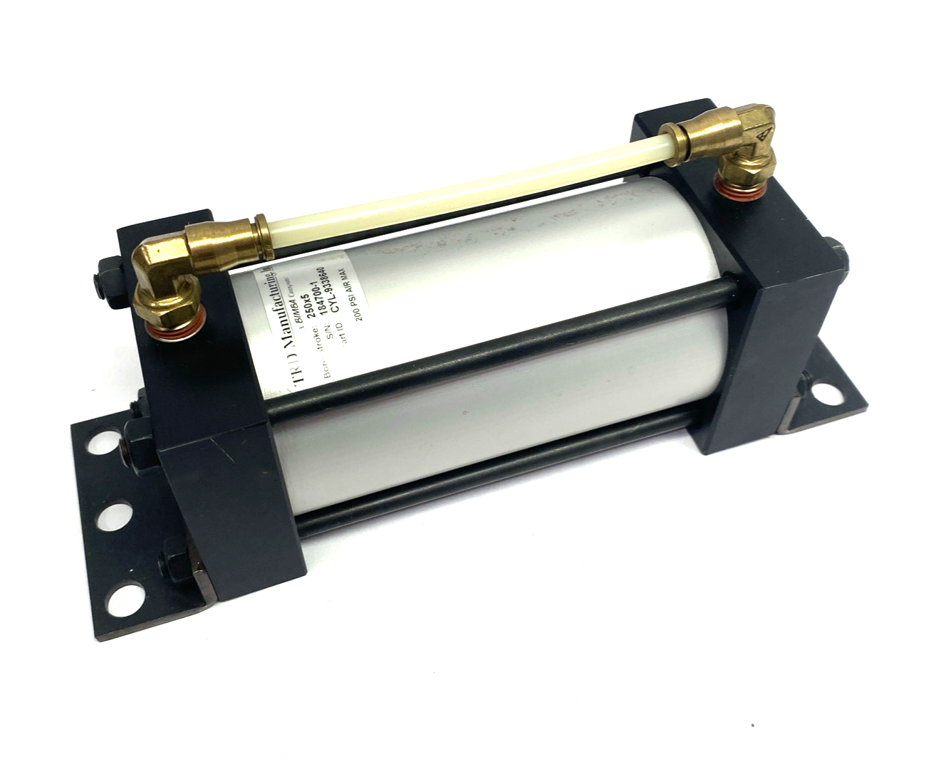 CYL-9338640 | TRD Mfg. Bimba Air Cylinder 200psi 250x5 Bore/Stroke - Used - Maverick Industrial Sales