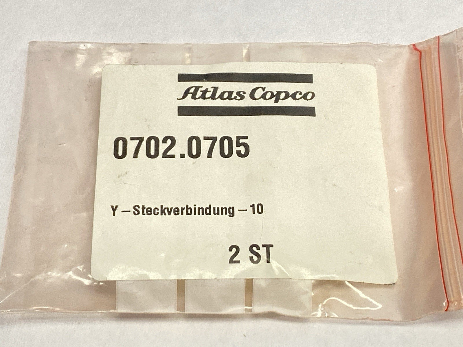 Atlas Copco 0702.0705 Y-Plug Connector - Maverick Industrial Sales