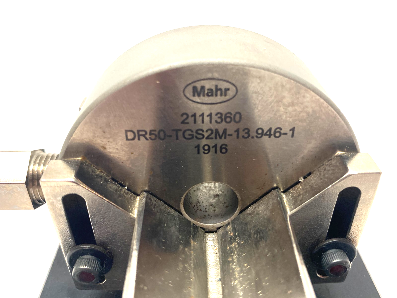 Mahr 2111360 Dimensionair 2-Jet Air Ring Gauge DR50-TGS2M-13.946-1 w/ Base Plate - Maverick Industrial Sales