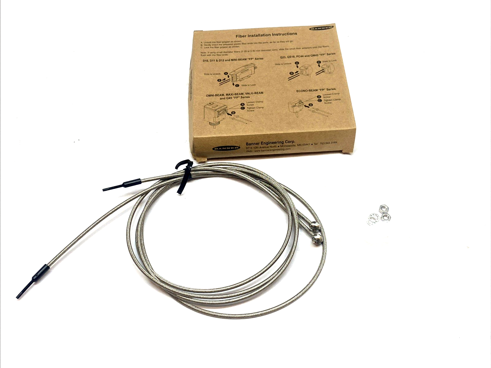 Banner Engineering PIAT43TMB5MA Fiber Sensor Cable - Maverick Industrial Sales