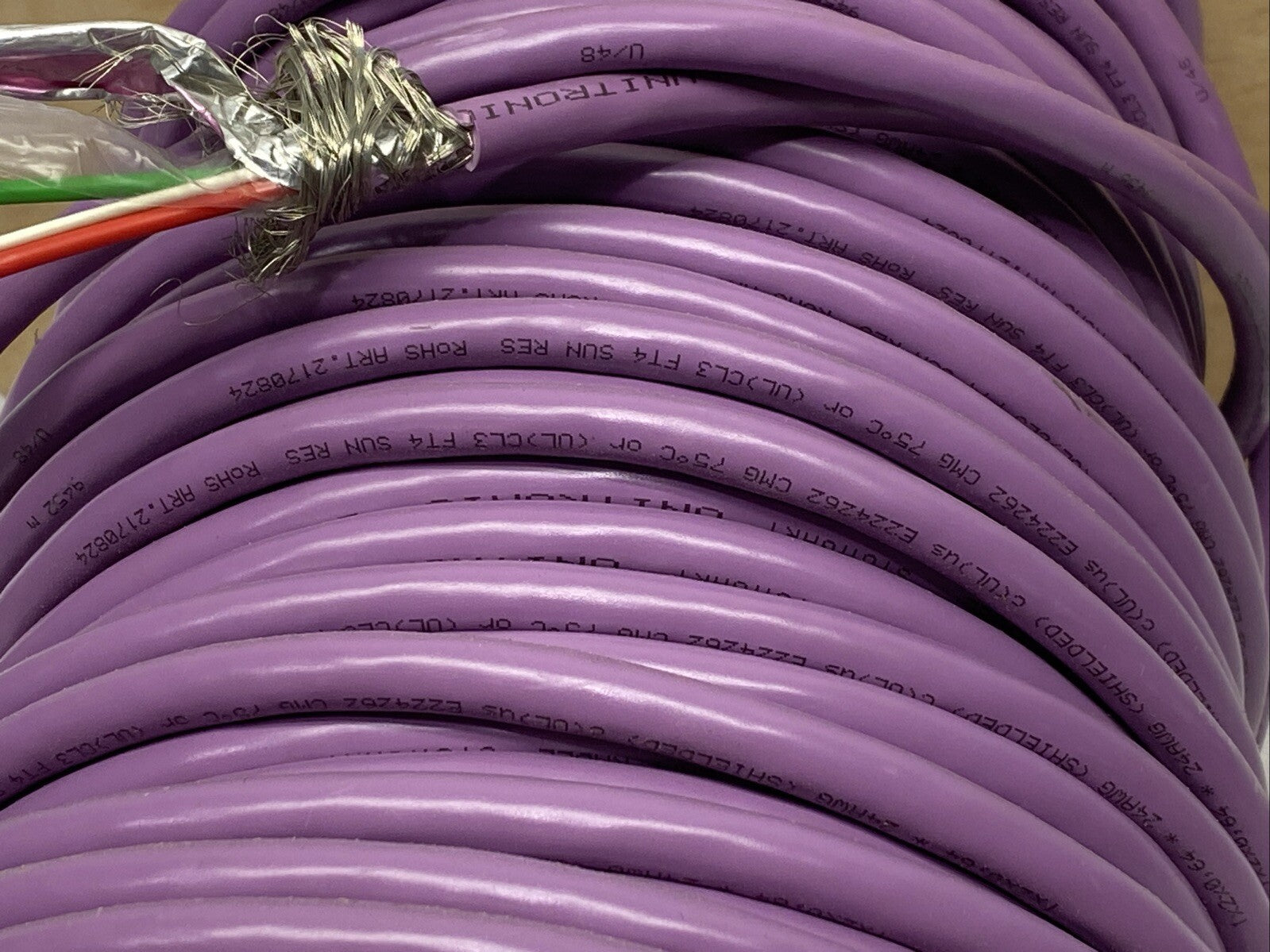 Lapp U2170824 UNITRONIC BUS PB Cable 7c 24AWG PVC Violet 120FT Spool - Maverick Industrial Sales
