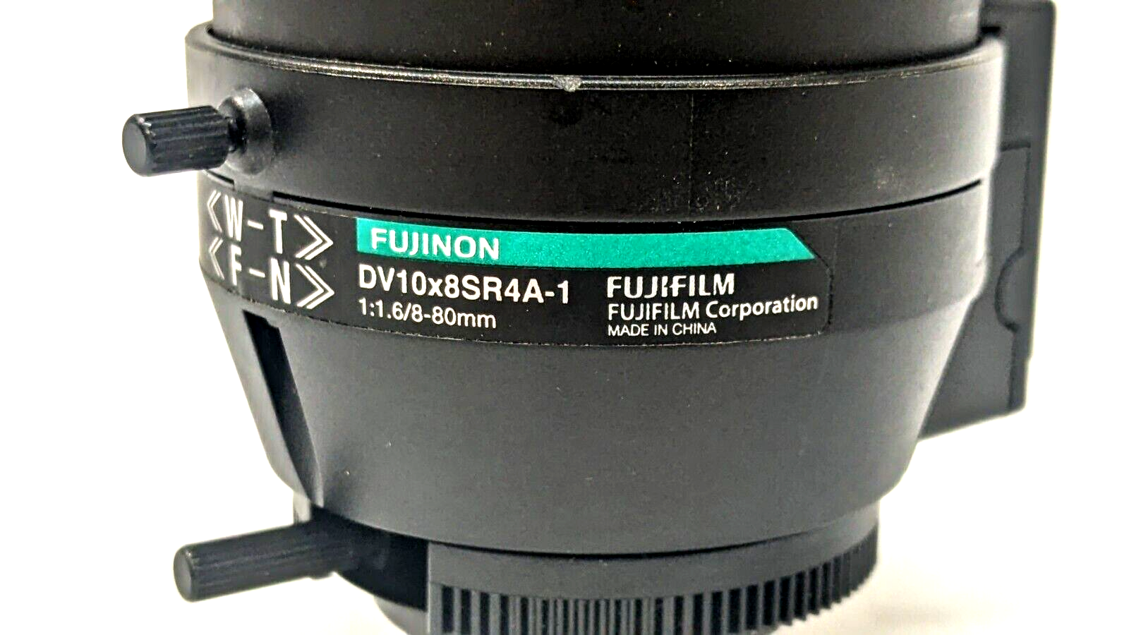 Fujinon DV10x8SR4A-1 Machine Vision Camera Lens f1:1.6 8-80mm C-Mount - Maverick Industrial Sales