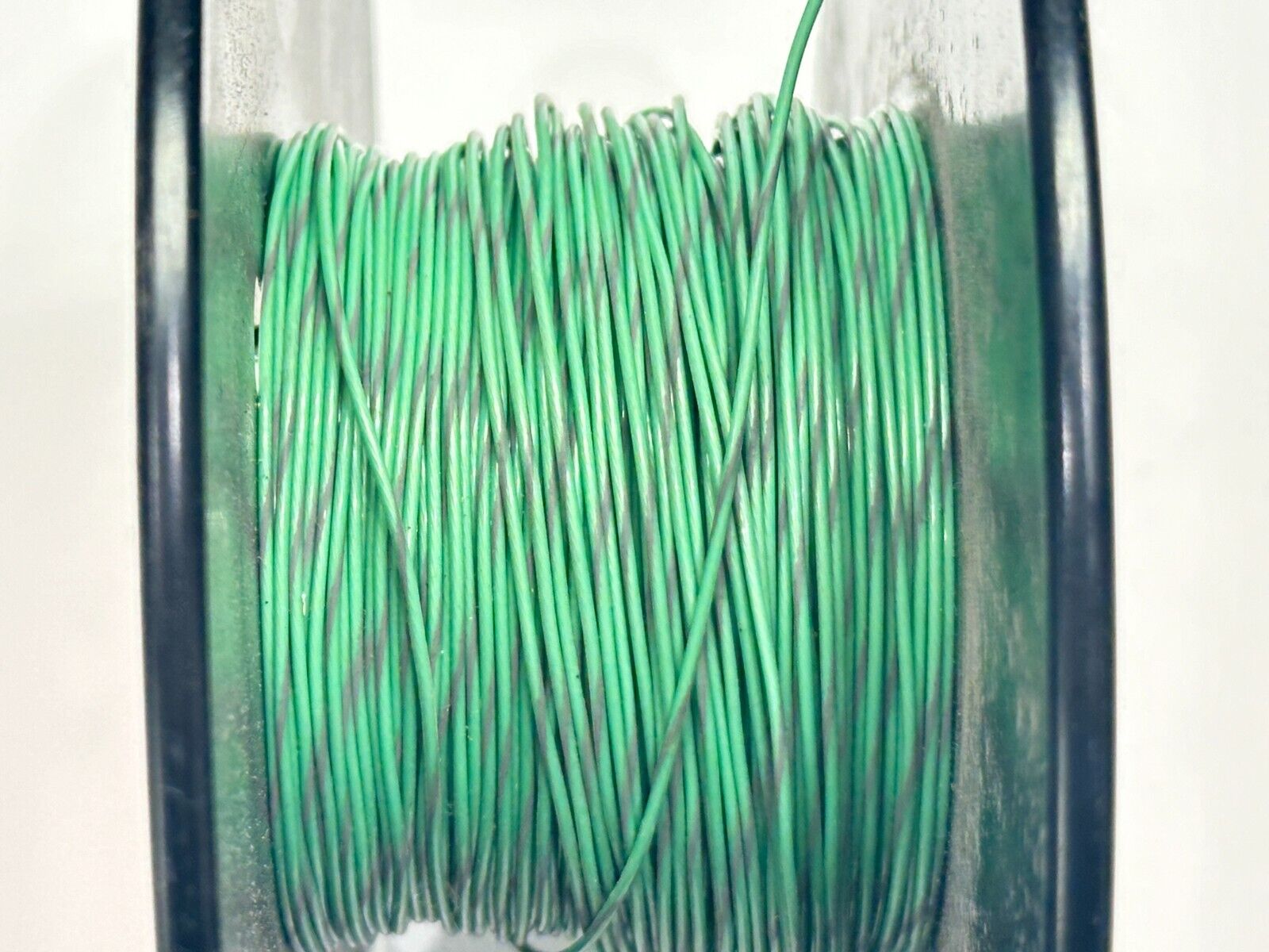 Pyttronic Industries P2106-5/8 Hook-Up Wire Type E 24 AWG Green/Grey 14oz Spool - Maverick Industrial Sales