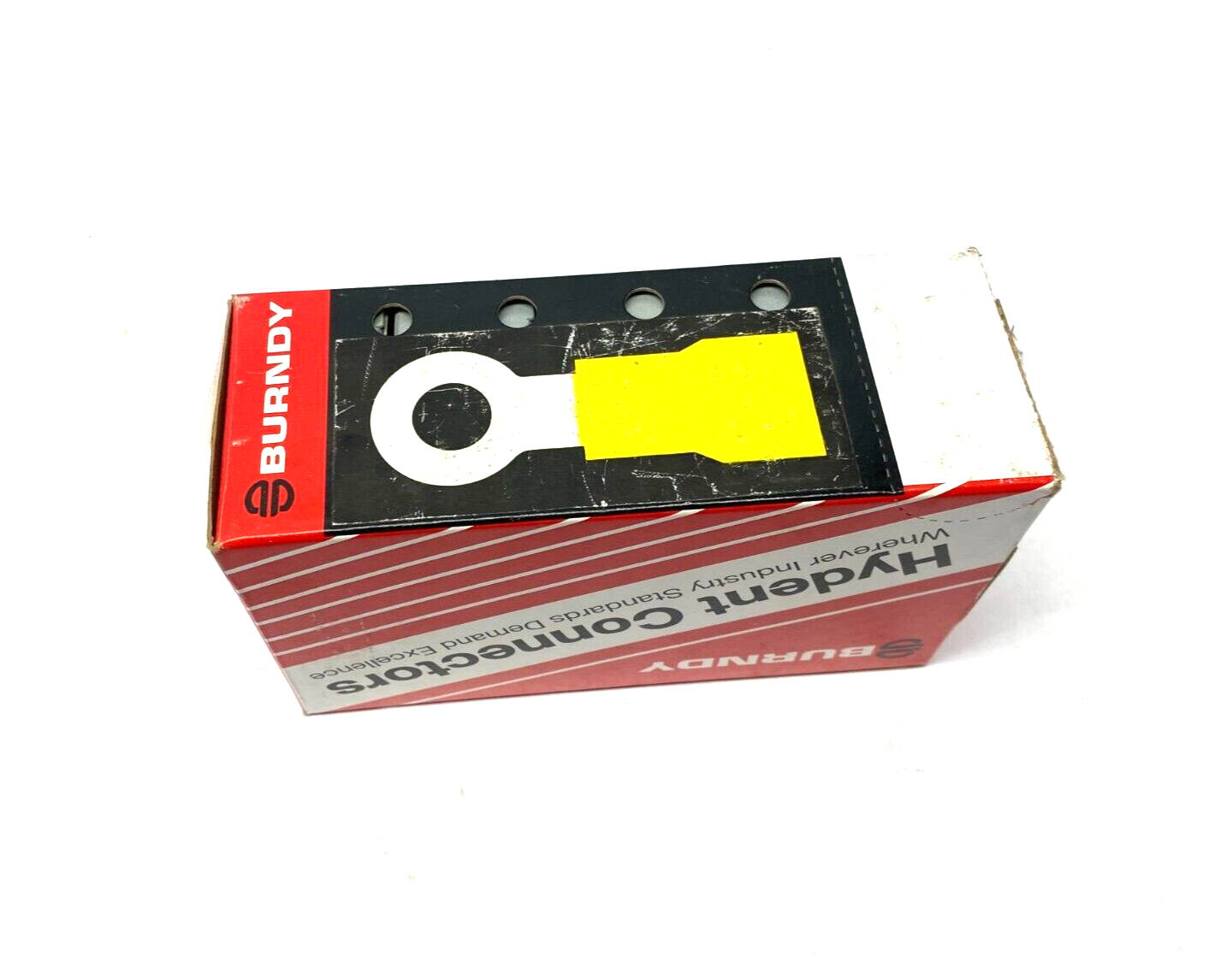 Burndy YAEV10T11BOX Insulug Heavy Duty Nylon Ring Terminal 10-12 BOX OF 250 - Maverick Industrial Sales