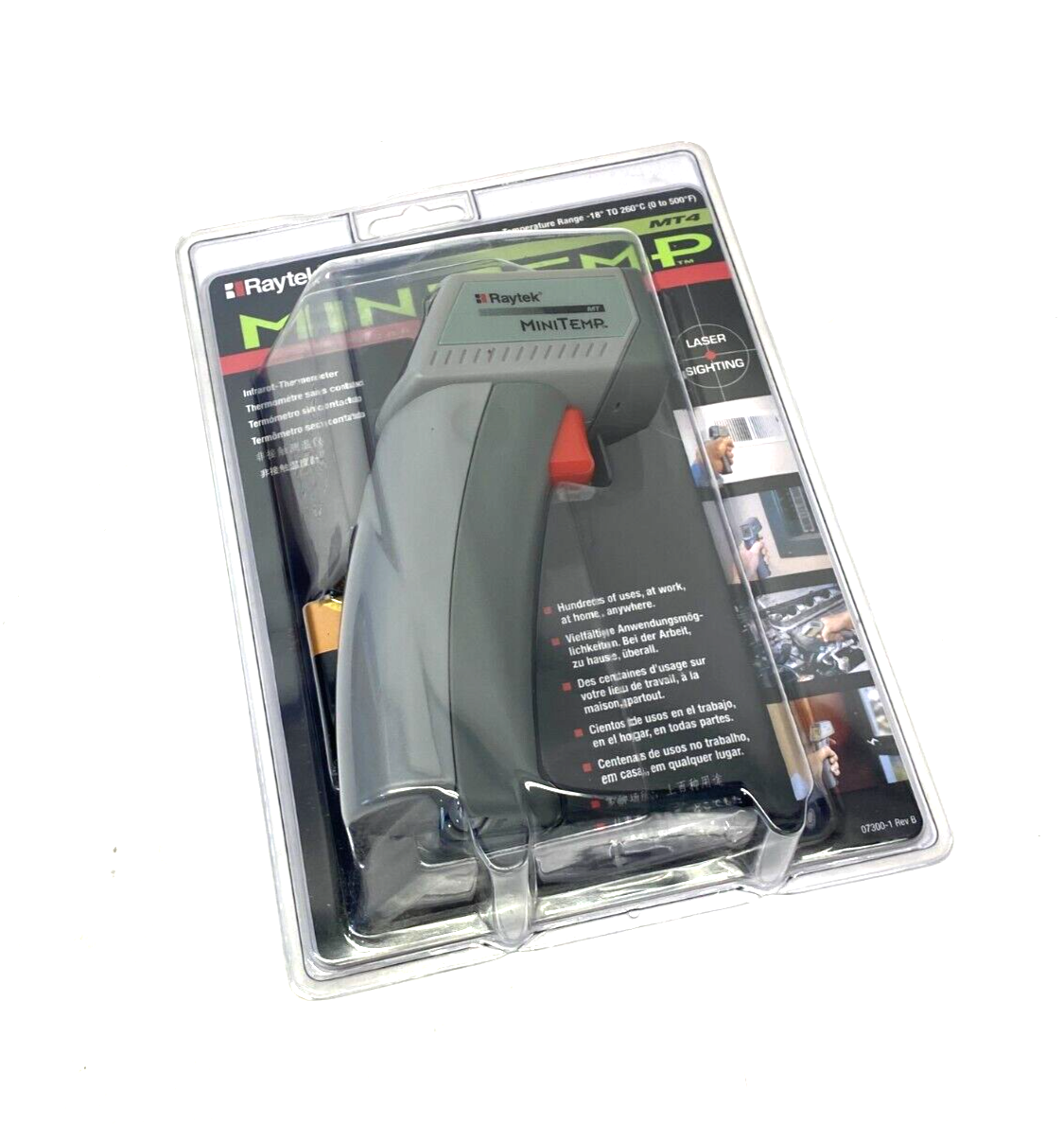 Raytek MT4 MiniTemp Non-Contact Infrared Laser Thermometer Gun 0-500°F - Maverick Industrial Sales