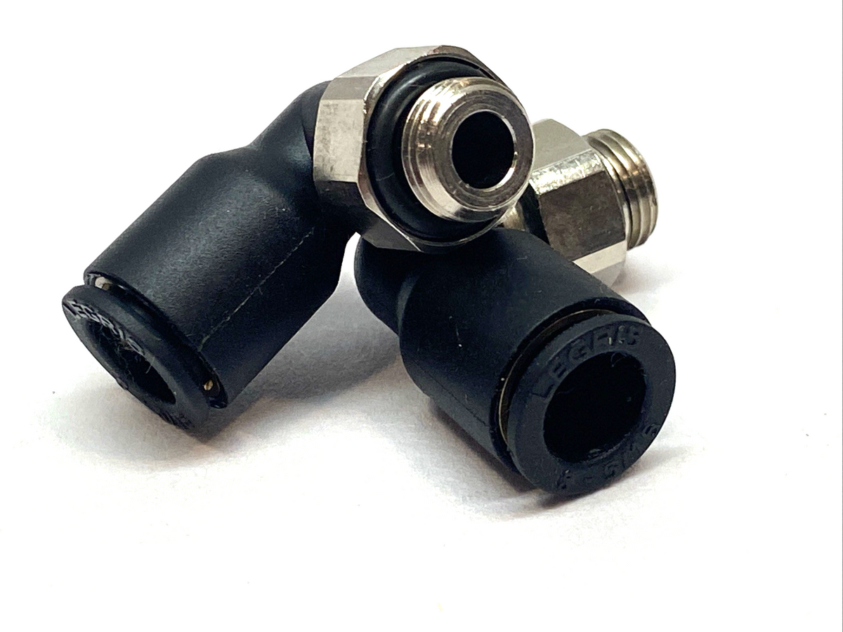 3199 08 10 | Legris Parker Push-Fit Elbow Fitting 90 Degrees 8-5/16 LOT OF 2 - Used - Maverick Industrial Sales