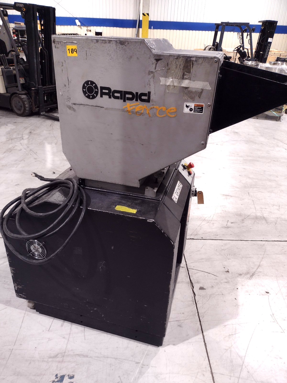 F-14 | Rapid Rapid Force Granulator 480V 3Ph Selling As Is - For parts or not working - Maverick Industrial Sales