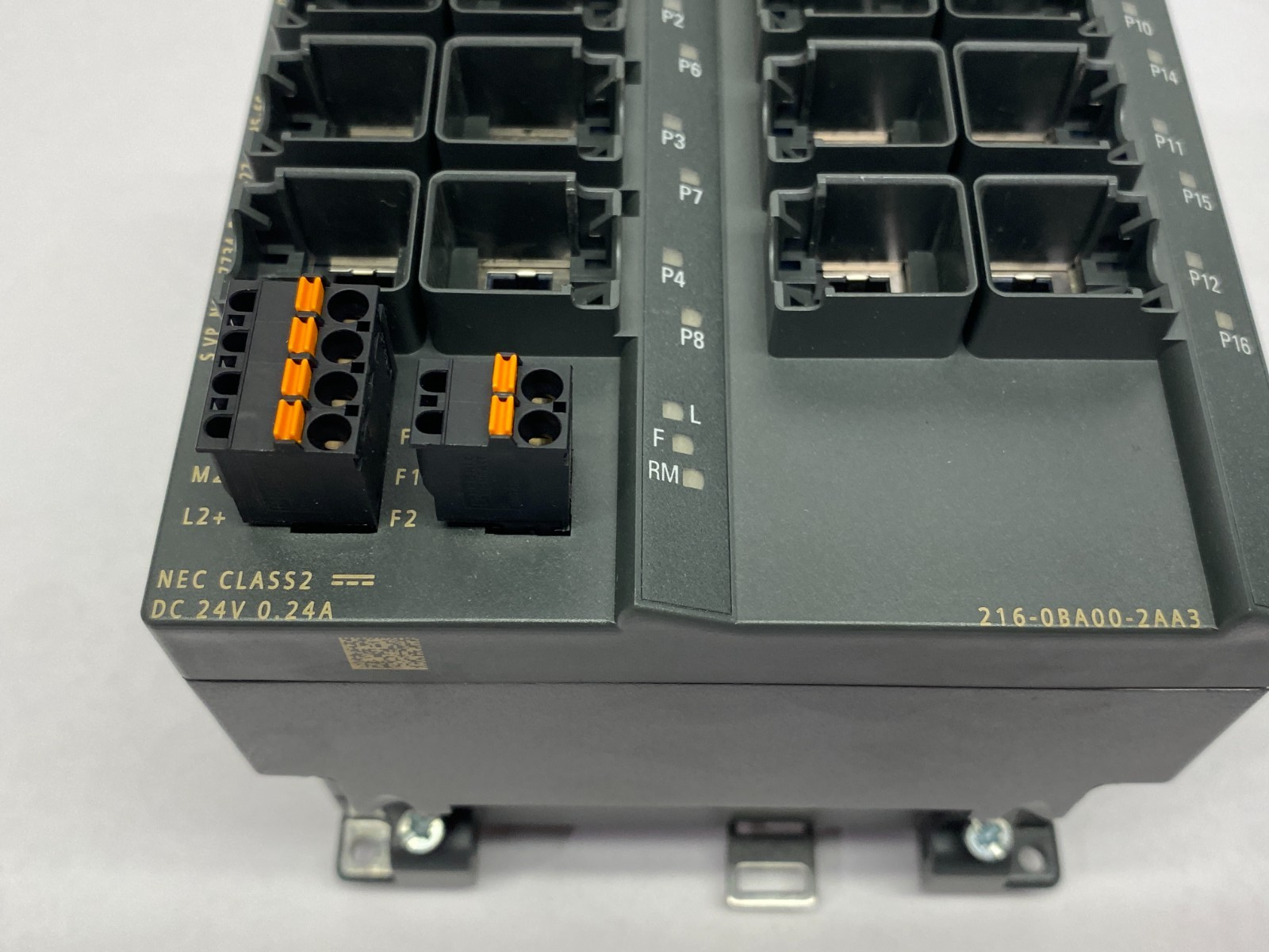 Siemens 216-0BA00-2AA3 SCALANCE X216 Industrial Ethernet Switch 16x 10/100Mbps - Maverick Industrial Sales