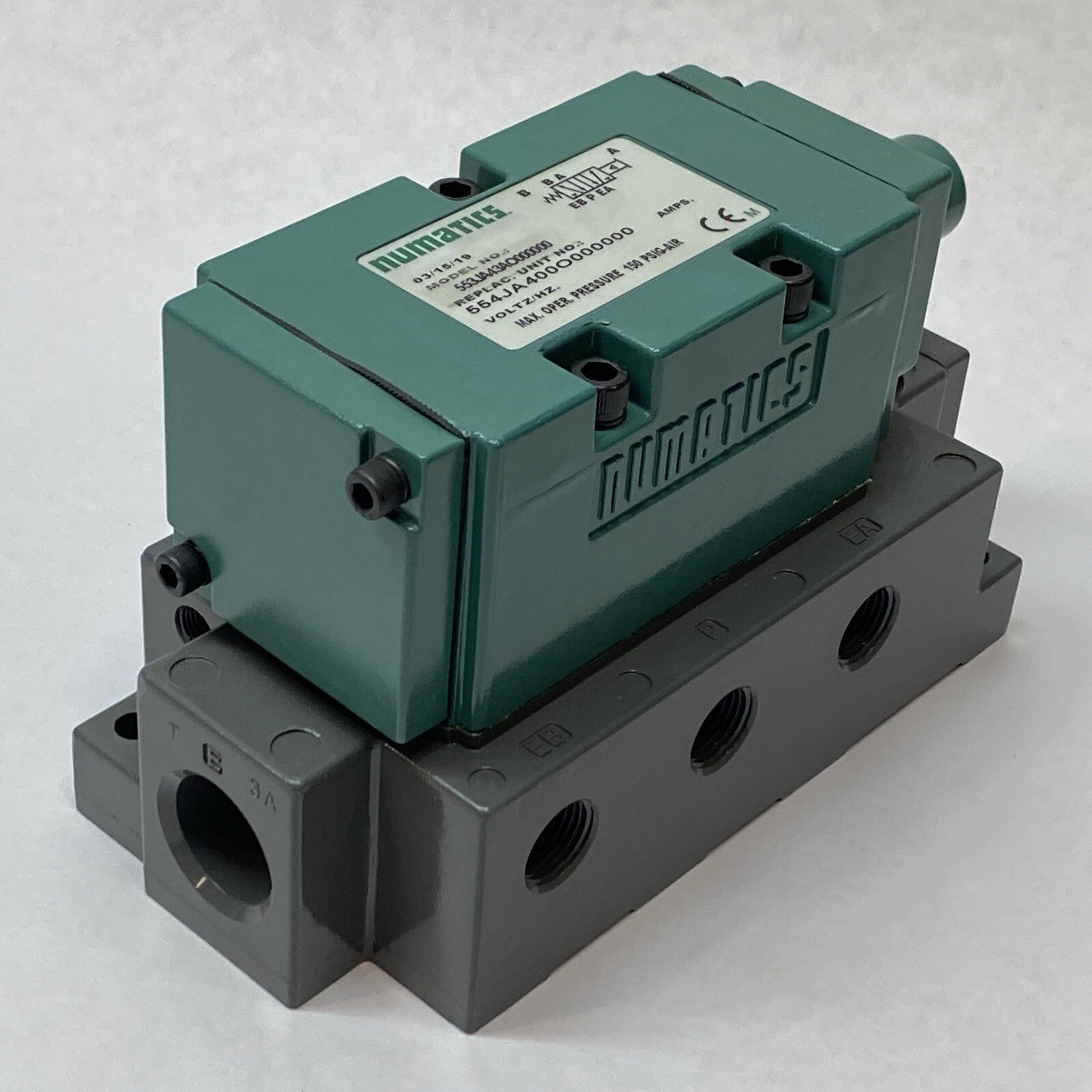 553JA43AO000000 | Numatics Air Pilot Valve - New – Open box - Maverick Industrial Sales