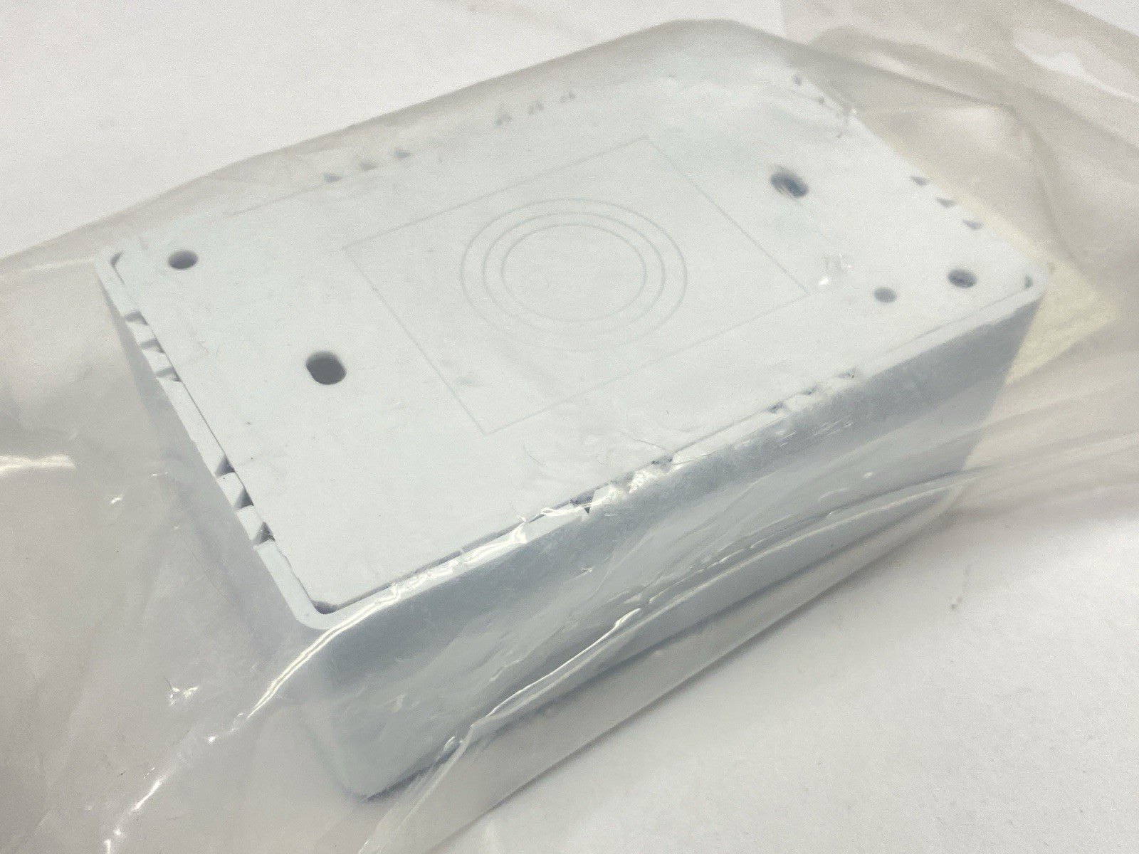 HellermannTyton TSRW-JB2 Single Gang Junction Box 2" Deep PVC White LOT OF 2 - Maverick Industrial Sales