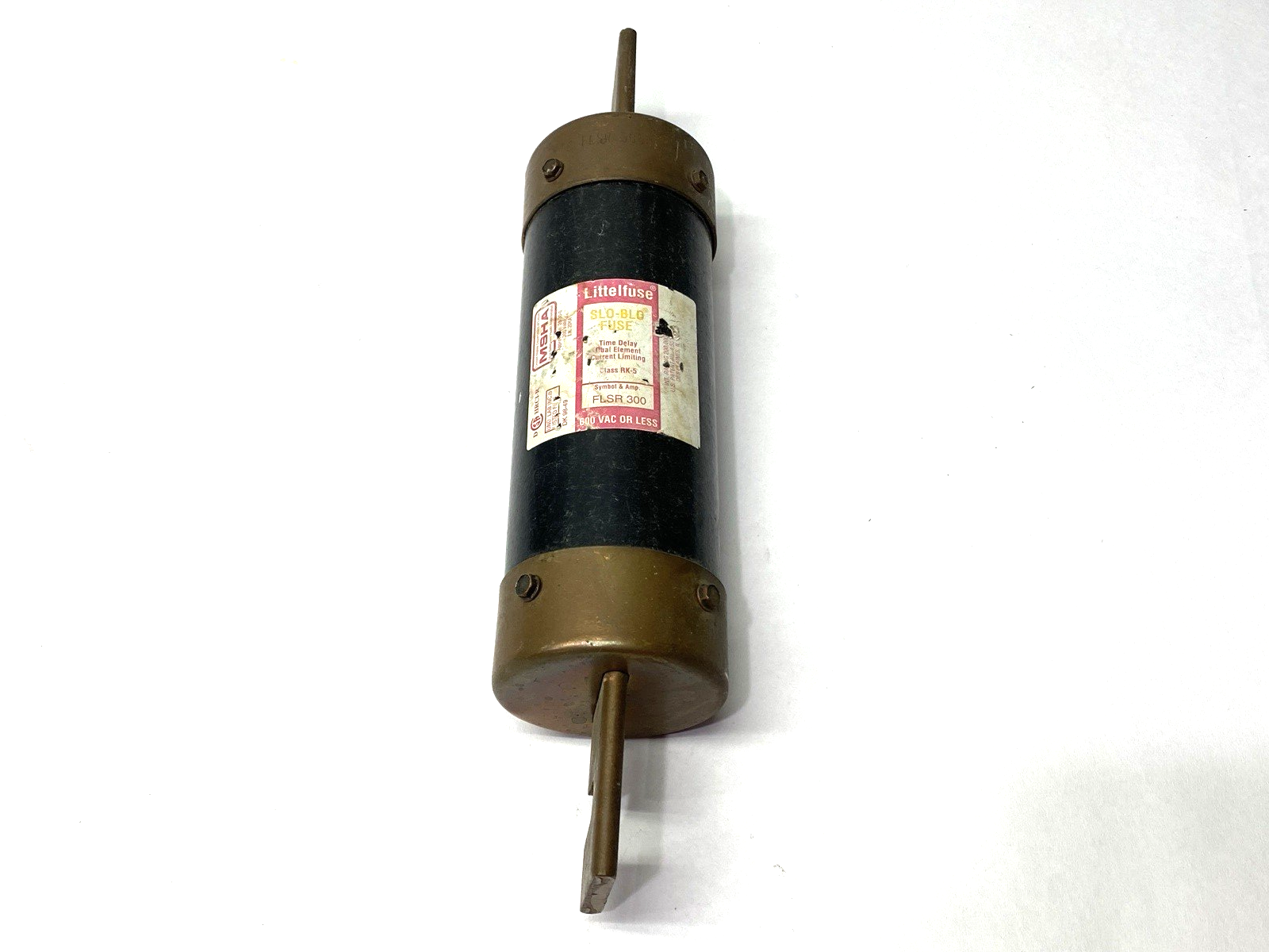 FLSR300 | Littelfuse Slo-Blo Time-Delay Dual Element Fuse Class RK5 600VAC 300A - Used - Maverick Industrial Sales