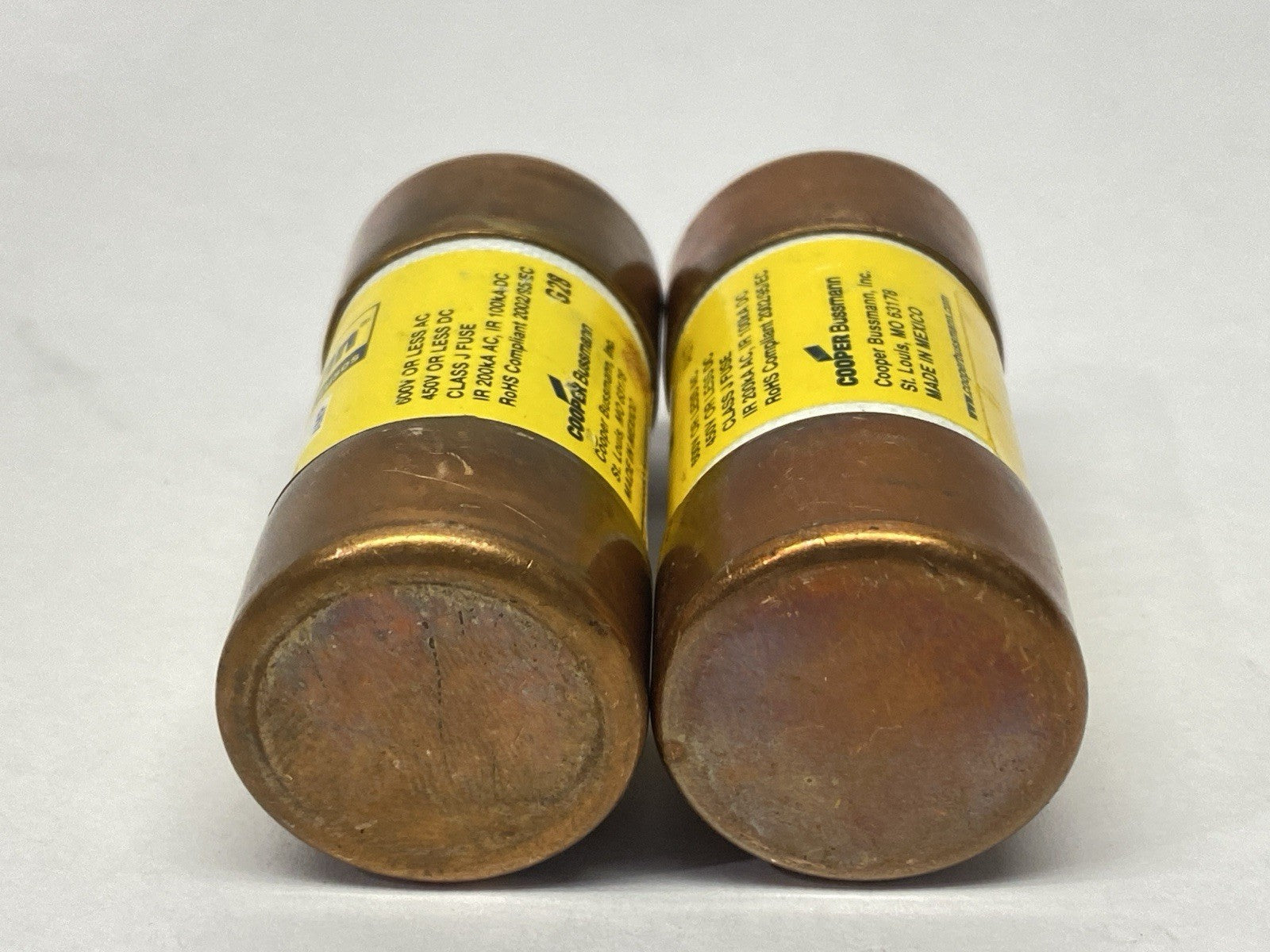 DFJ-40 | Cooper Bussmann Drive Fuse 40A 450VDC 600VAC LOT OF 2 - Used - Maverick Industrial Sales