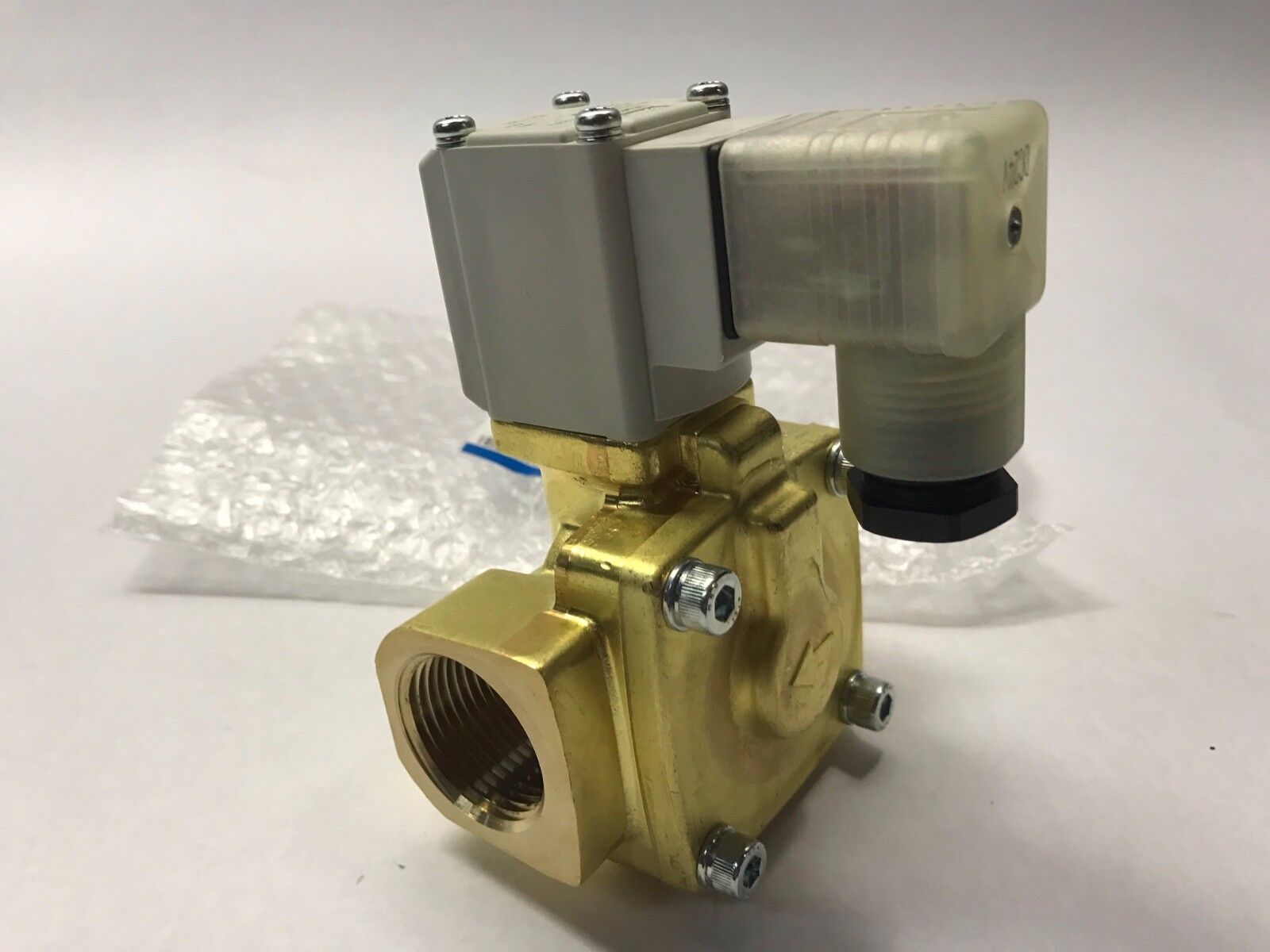 SMC VXD262NZ2AG Brass 2-Way Media Solenoid Valve - Maverick Industrial Sales