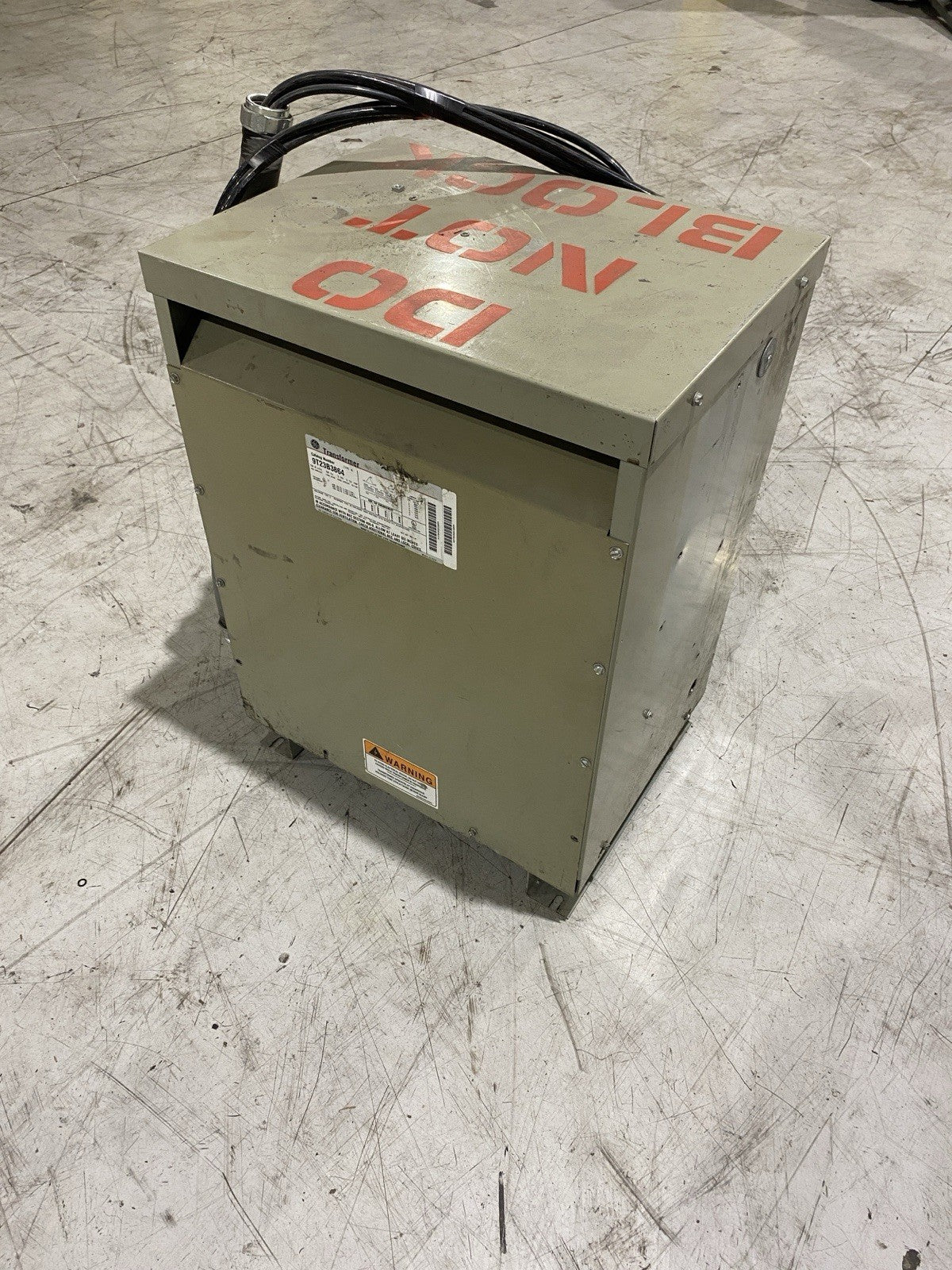 9T23B3864 | GE Transformer Type QL 50.0 kVA 60Hz 3 PH 5.9% 1MP 480V-208/120V - Used - Maverick Industrial Sales