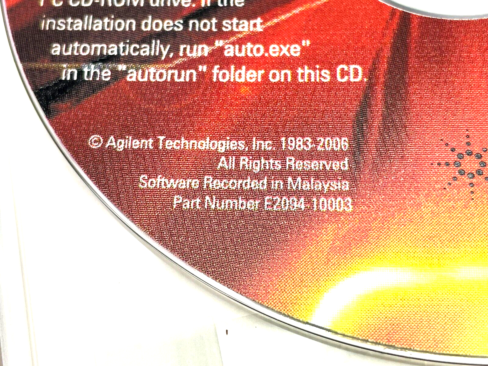 Agilent E2094-10003 Rev. 14.2 Libraries Suite CD ROM E2094-60003 - Maverick Industrial Sales