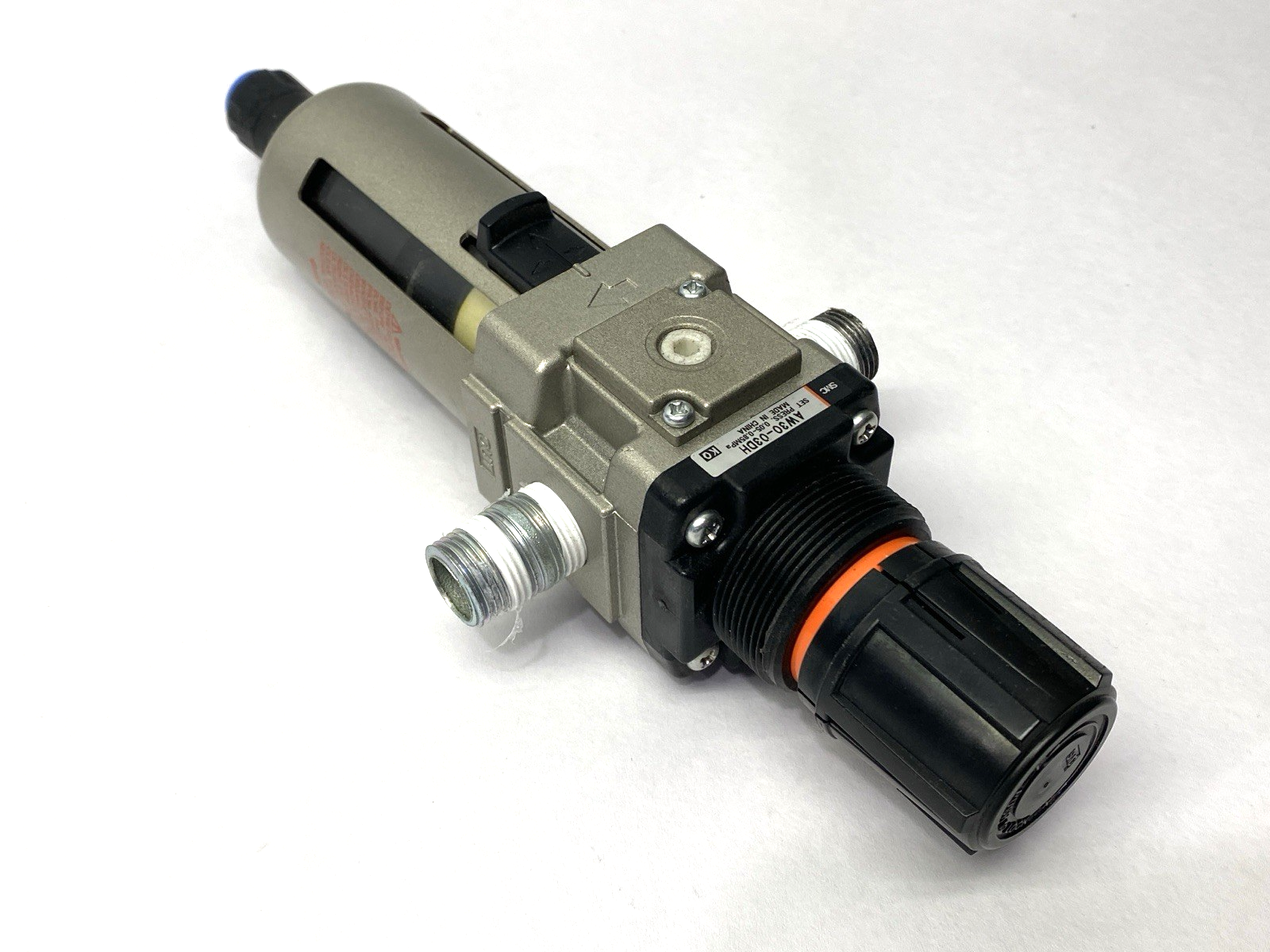 SMC AW30-03DH Pneumatic Pressure Regulator 3/8" Ports - Maverick Industrial Sales