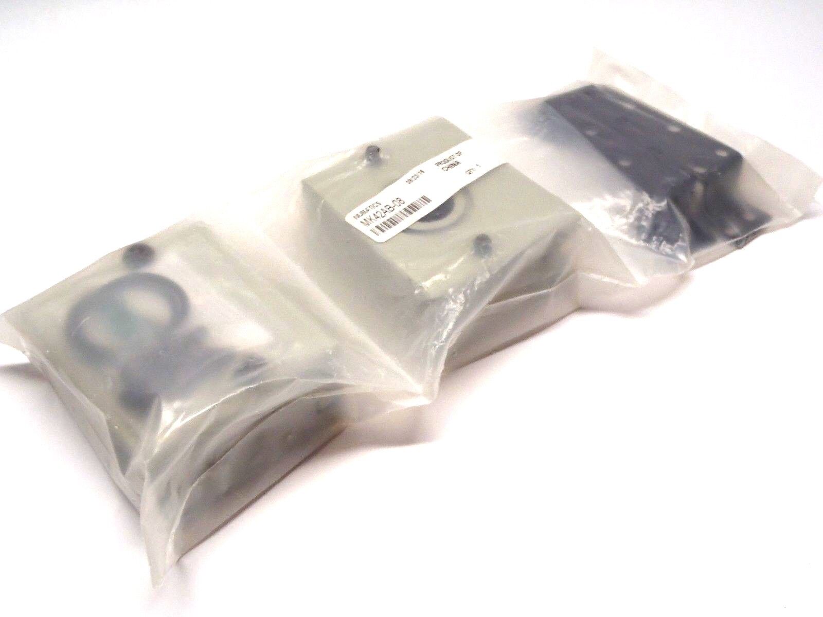 Numatics MK42AB-08 End Plates w/ Brackets 1"NPT - Maverick Industrial Sales