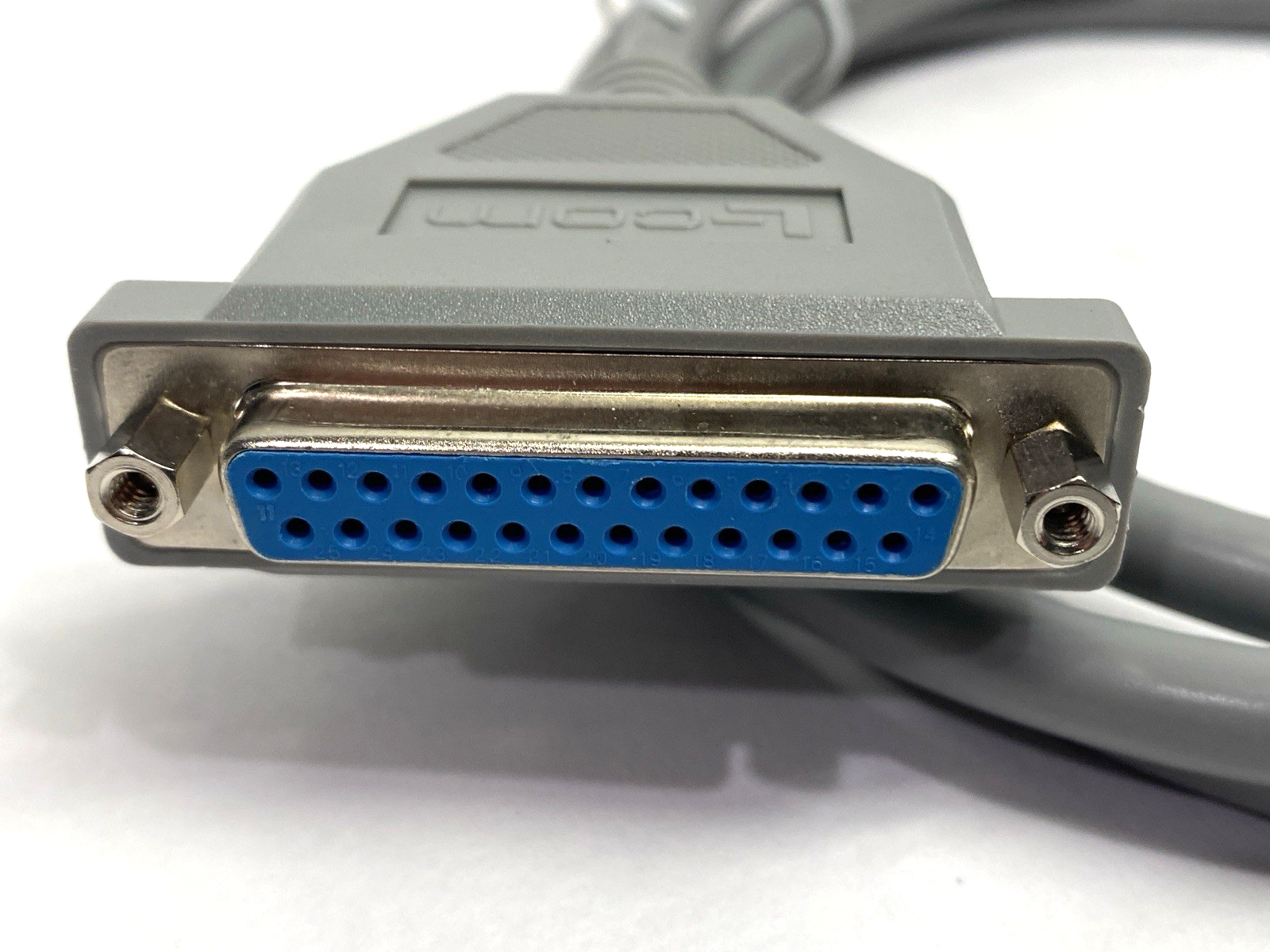 L-Com CSM25MF-5 Economy Molded D-Sub Cable DB25 Male to Female 5ft - Maverick Industrial Sales