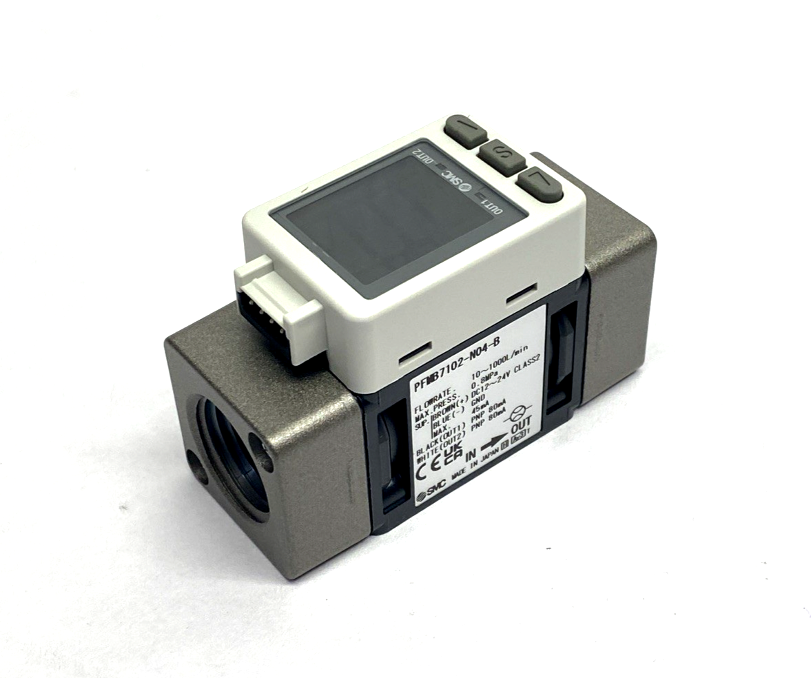 SMC PFMB7102-N04-B Digital Air Flow Switch 1/2" NPT - Maverick Industrial Sales