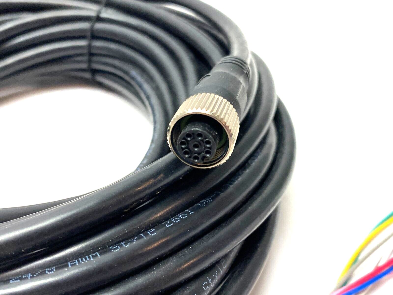 Allen Bradley 889D-F8AB-15 Ser. B Straight DC Micro Cable Female to Leads 8-Pin - Maverick Industrial Sales