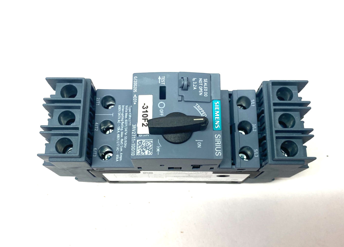 Siemens 3RV2711-1DD10 SIRIUS Motor Starter Circuit Breaker Frame Size S00 - Maverick Industrial Sales