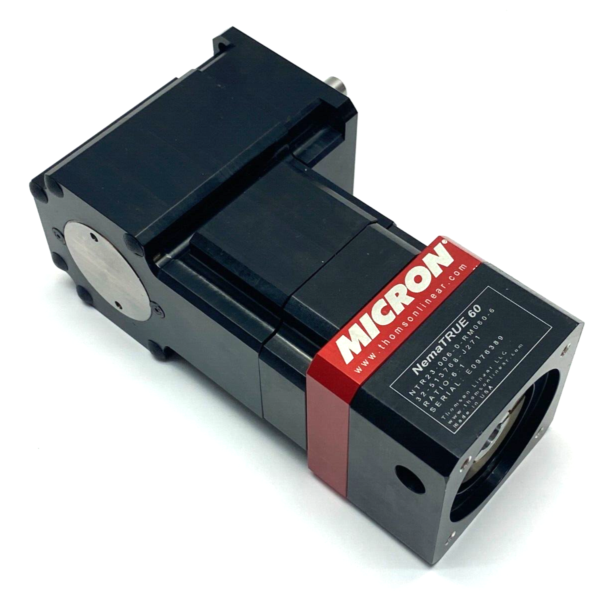 Thomson Linear NTR23-006-0-RM060-6 NemaTRUE 60 Gearhead 6:1 Ratio Size 23 Right - Maverick Industrial Sales