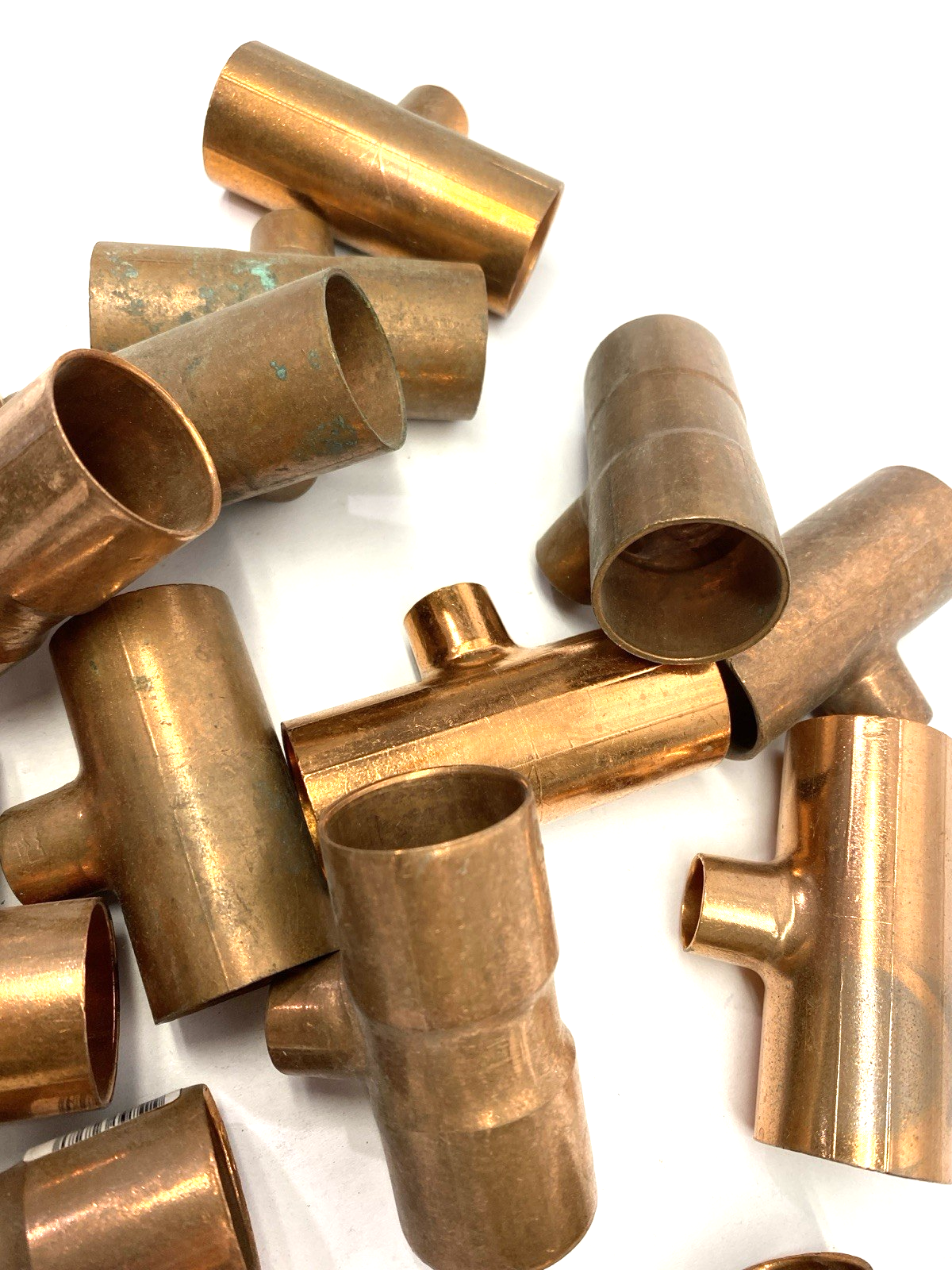 1" x 1" x 1/2" | Tee C x C x C Copper LOT OF 15 - New – Open box - Maverick Industrial Sales