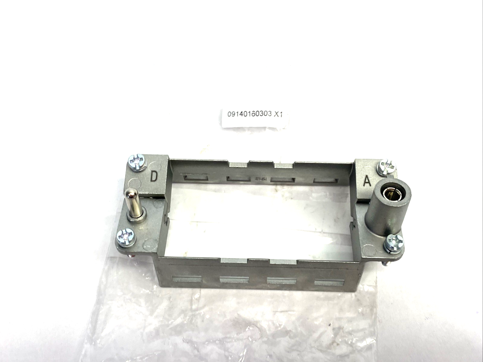 Harting 09140160303 Han Modular Frame 16 Hood 4 Module A-D - Maverick Industrial Sales